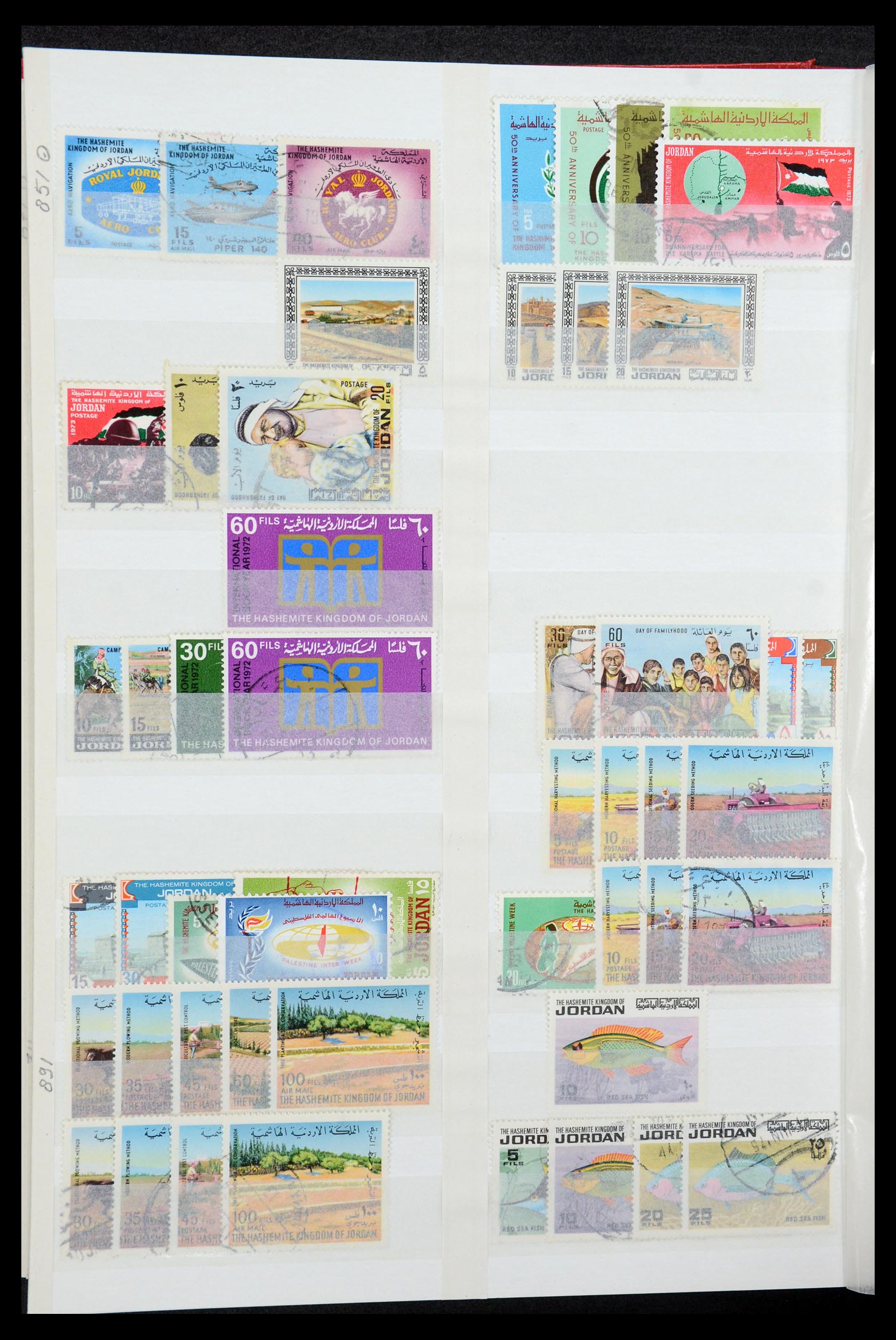 35244 020 - Postzegelverzameling 35244 Jordanië 1920-1992.