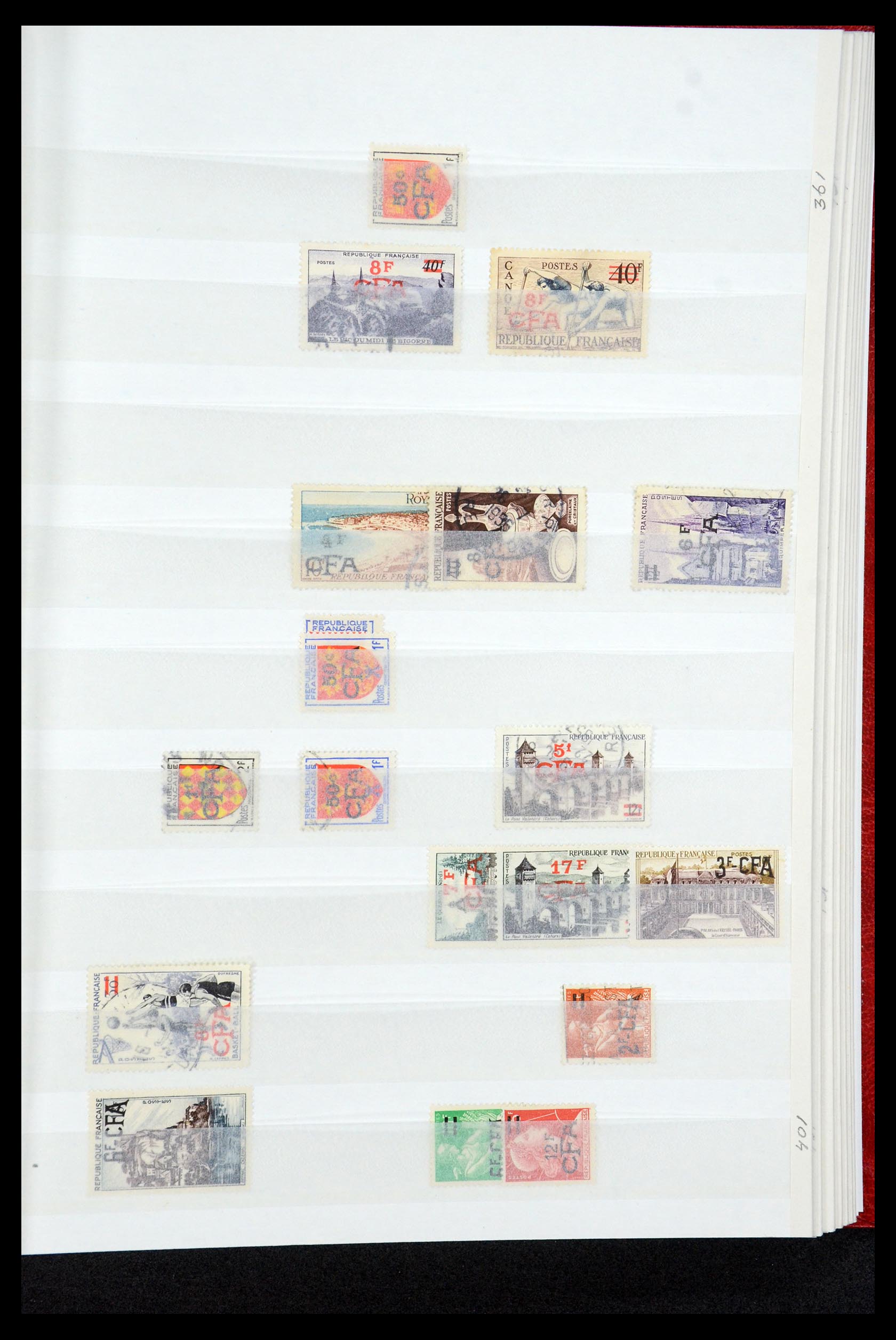 35246 048 - Postzegelverzameling 35246 Franse koloniën 1880-1983.