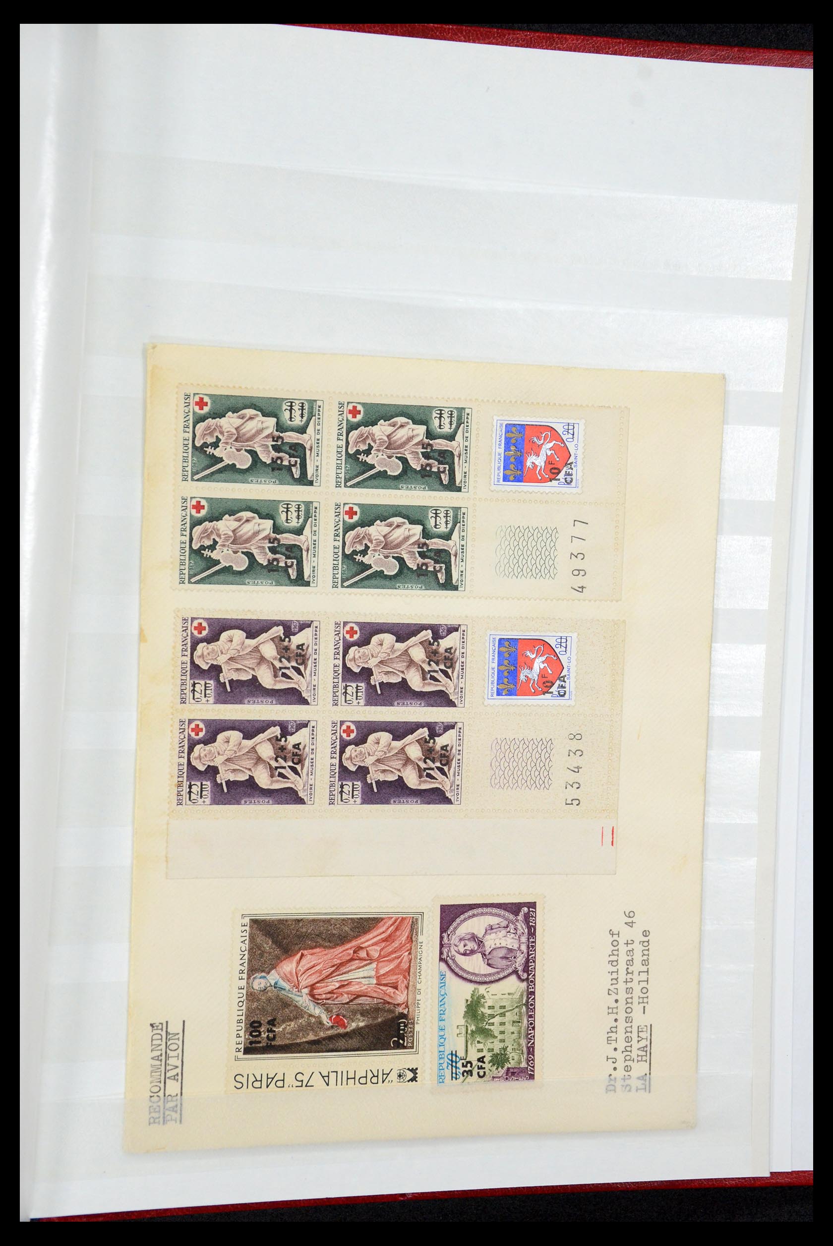 35246 055 - Postzegelverzameling 35246 Franse koloniën 1880-1983.