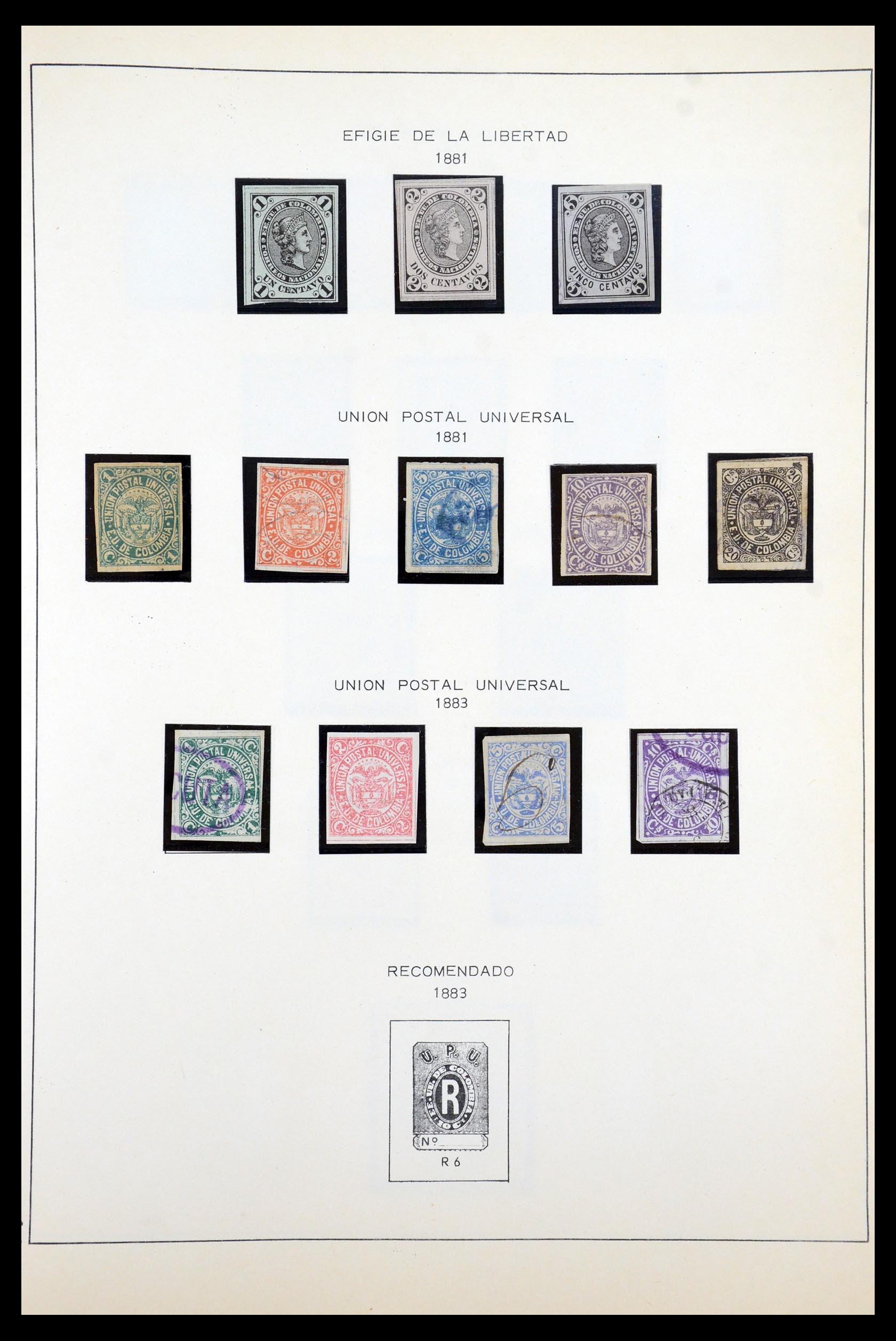 35250 009 - Postzegelverzameling 35250 Colombia 1859-1967.