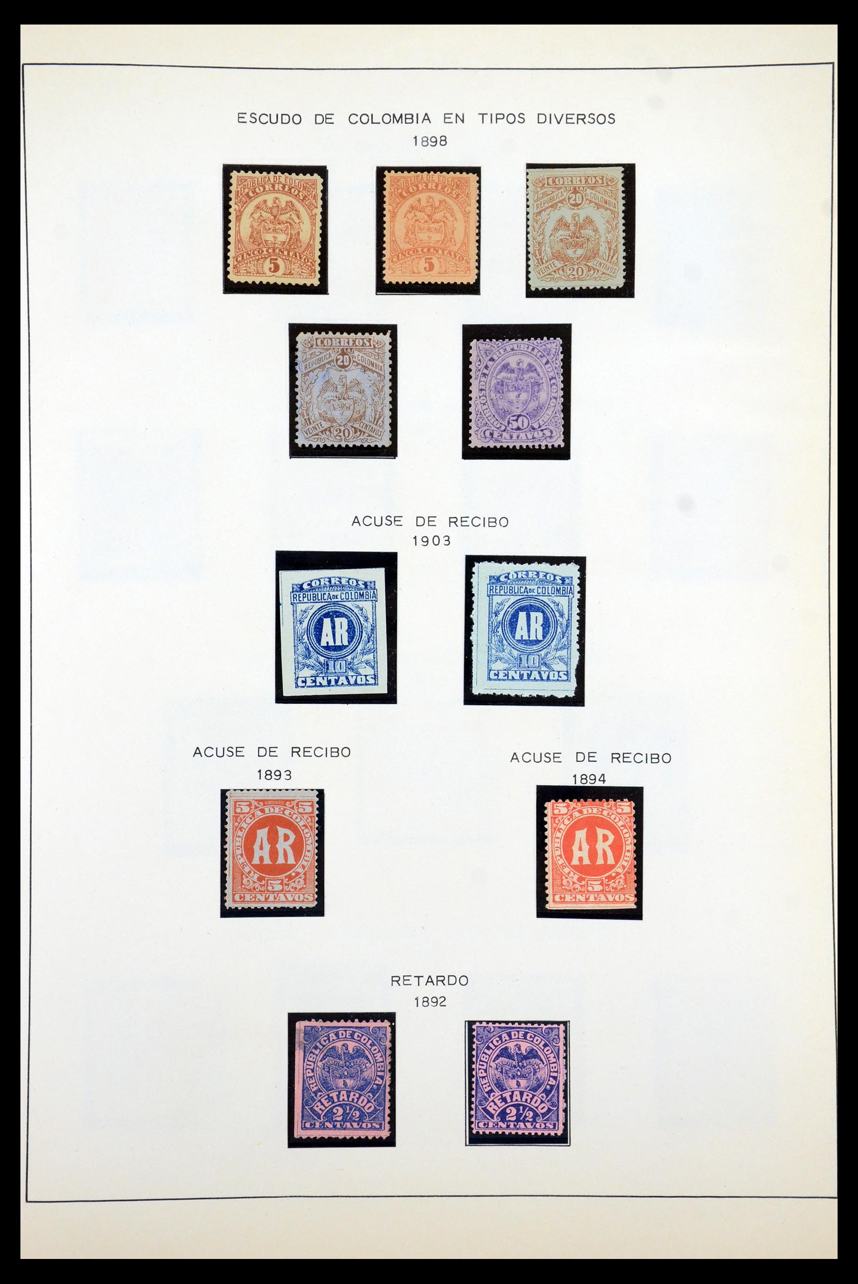35250 013 - Stamp Collection 35250 Colombia 1859-1967.