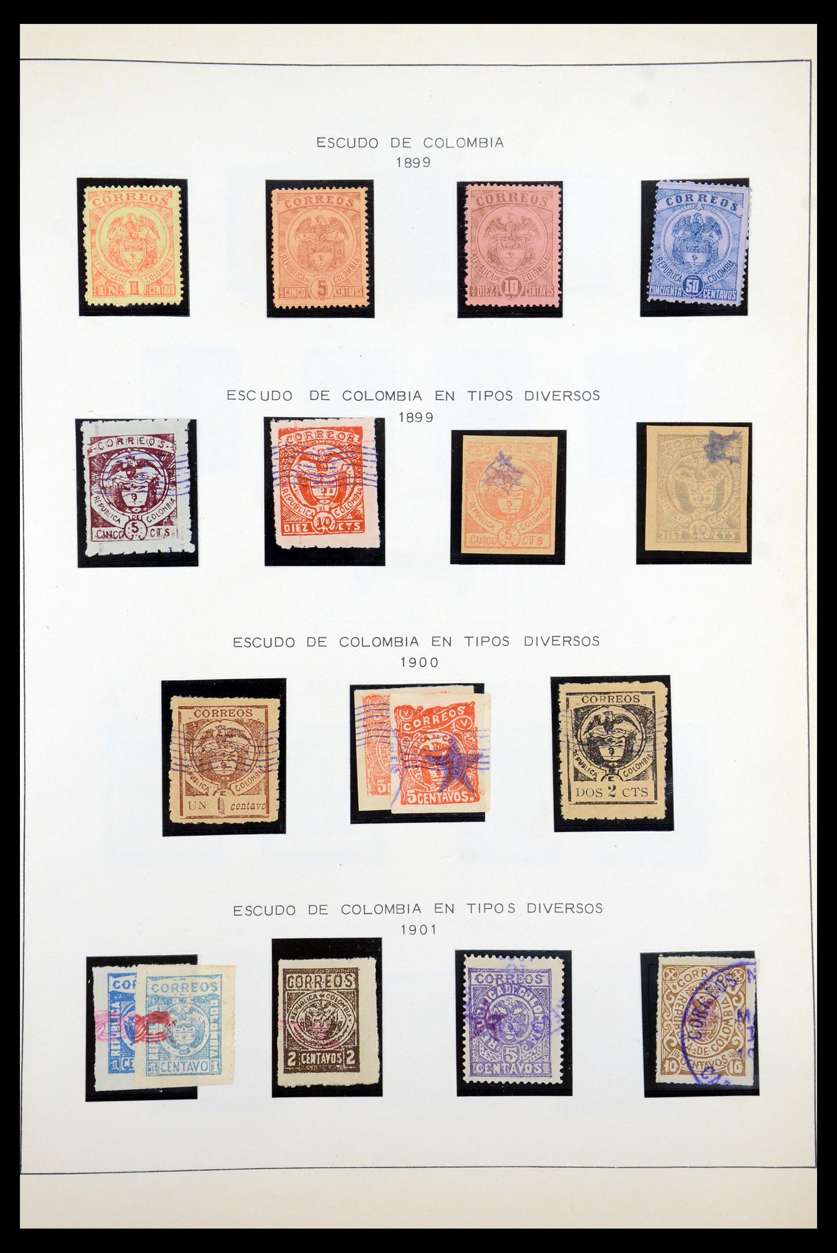 35250 014 - Stamp Collection 35250 Colombia 1859-1967.