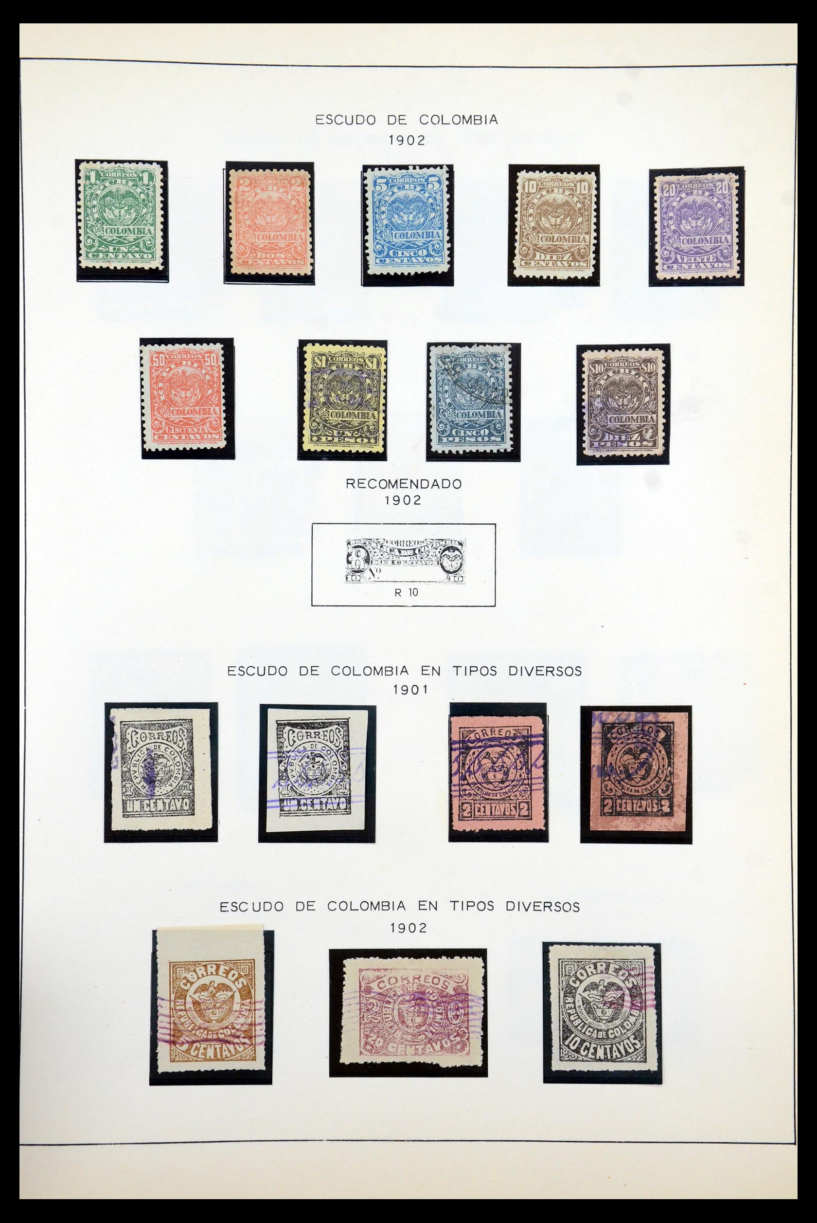 35250 015 - Stamp Collection 35250 Colombia 1859-1967.