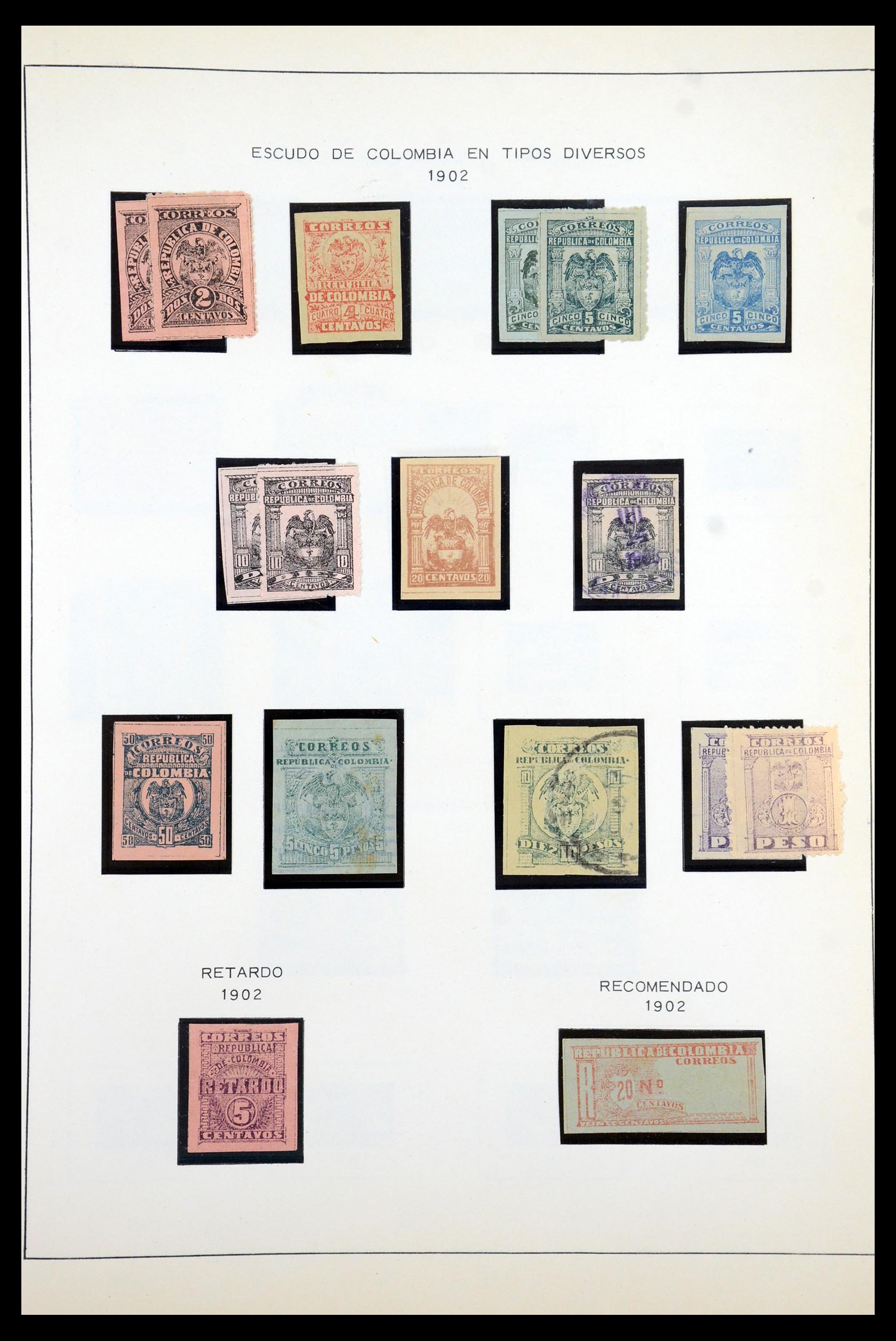 35250 016 - Postzegelverzameling 35250 Colombia 1859-1967.