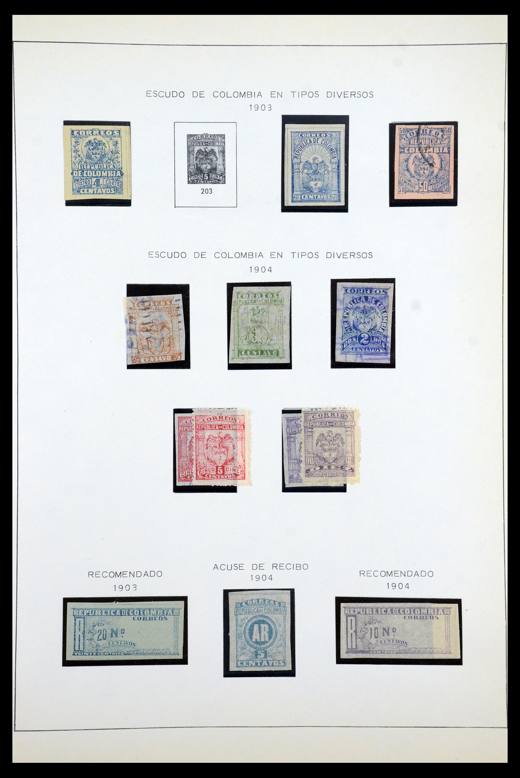 35250 019 - Stamp Collection 35250 Colombia 1859-1967.