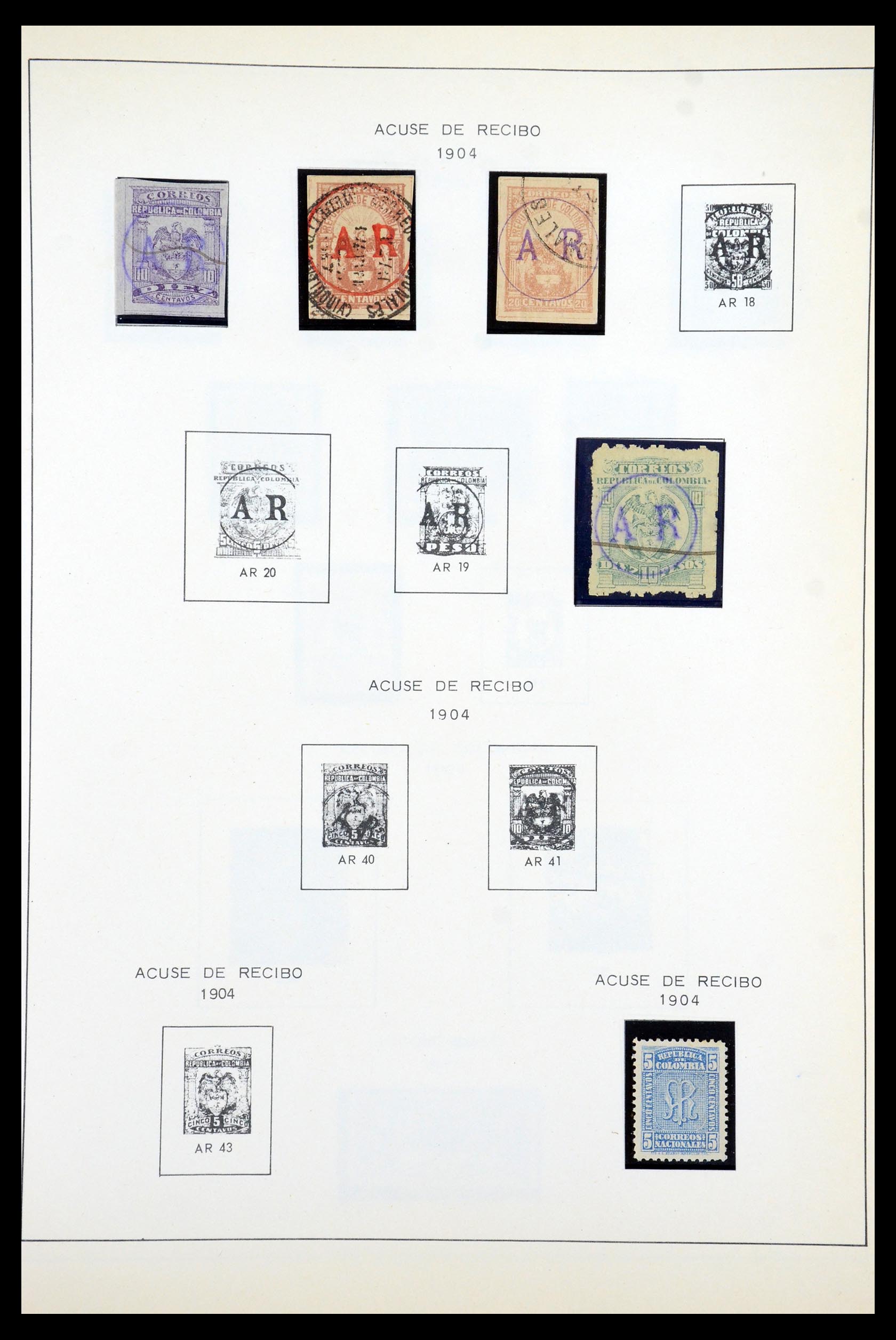 35250 021 - Stamp Collection 35250 Colombia 1859-1967.