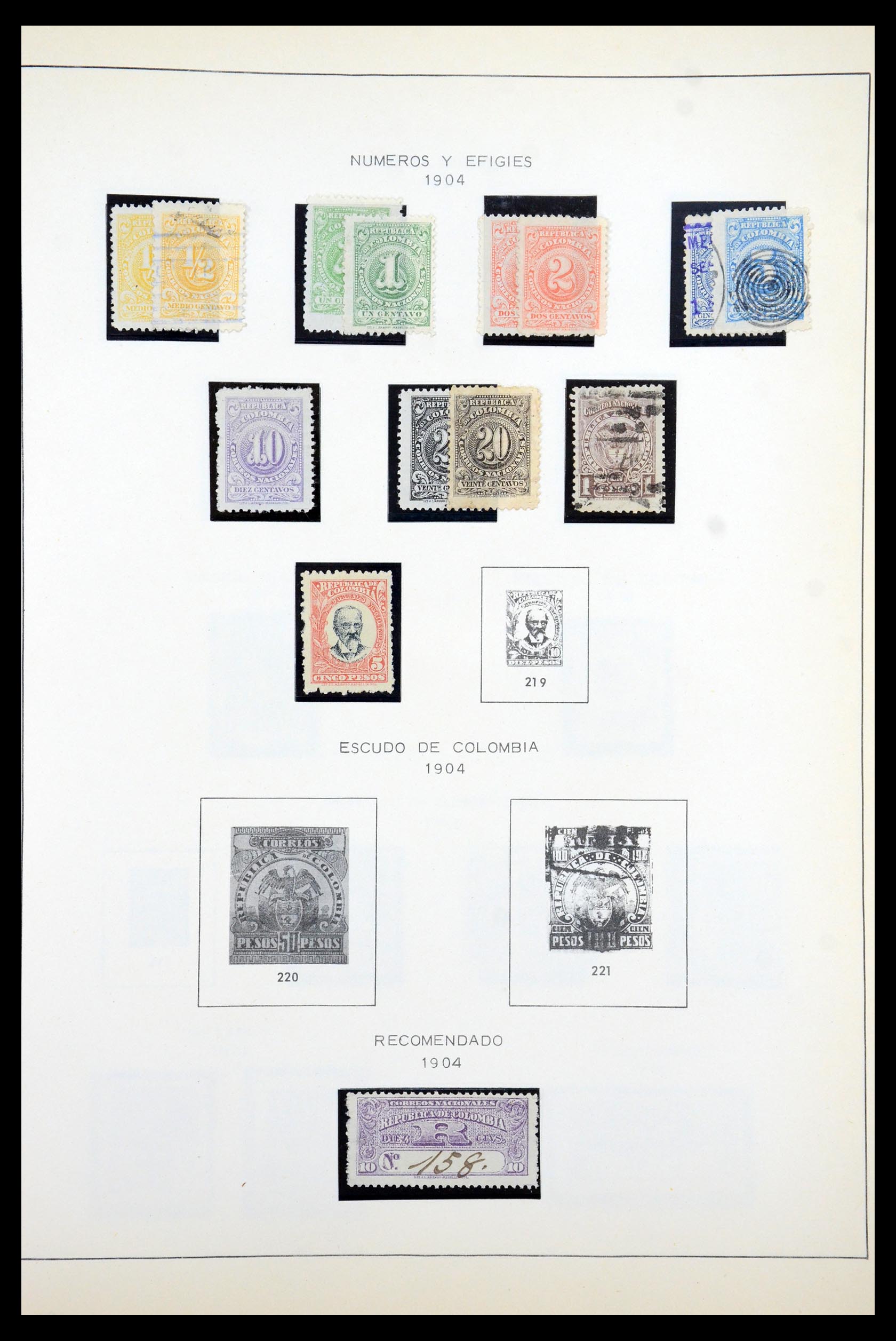 35250 022 - Postzegelverzameling 35250 Colombia 1859-1967.