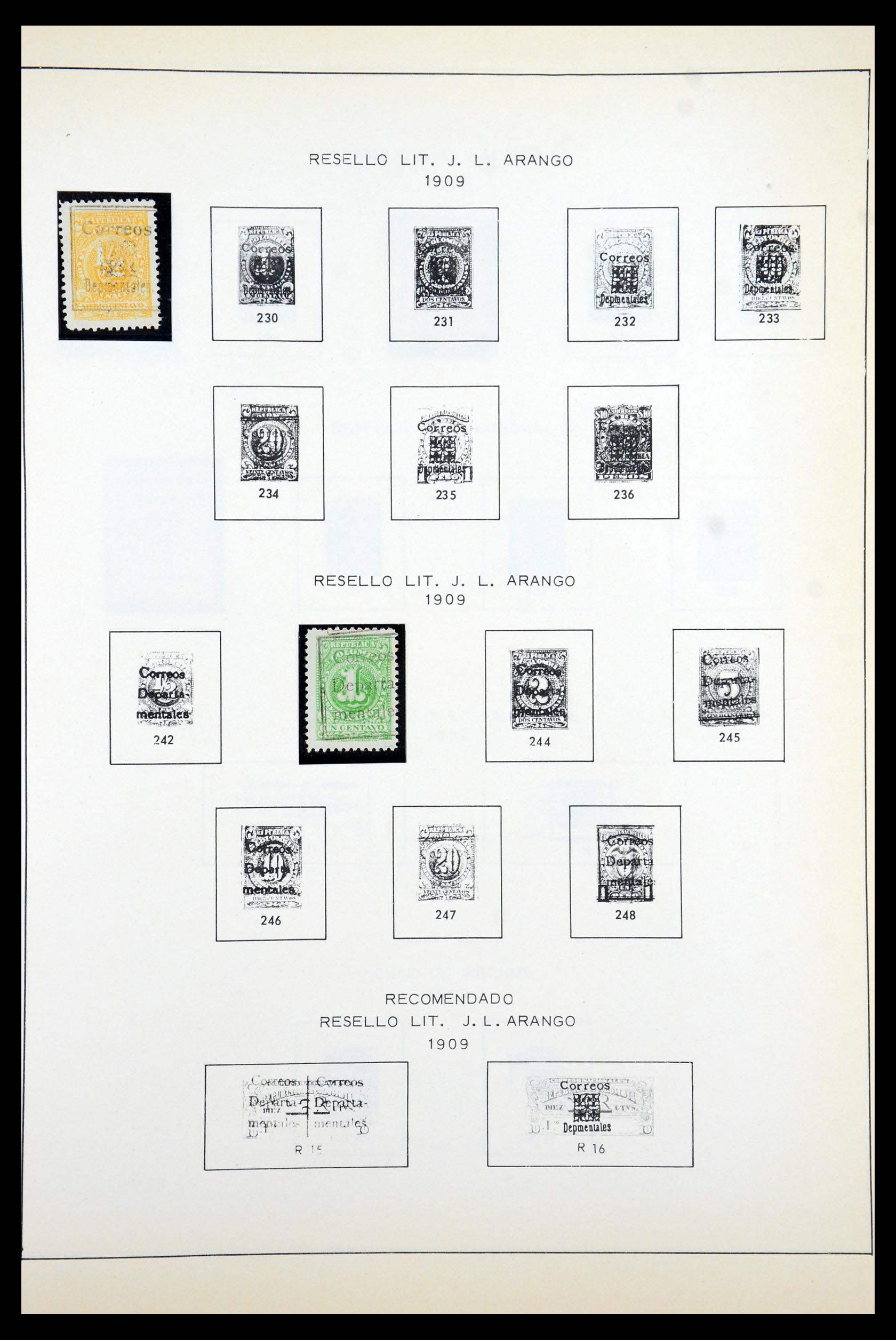 35250 024 - Postzegelverzameling 35250 Colombia 1859-1967.