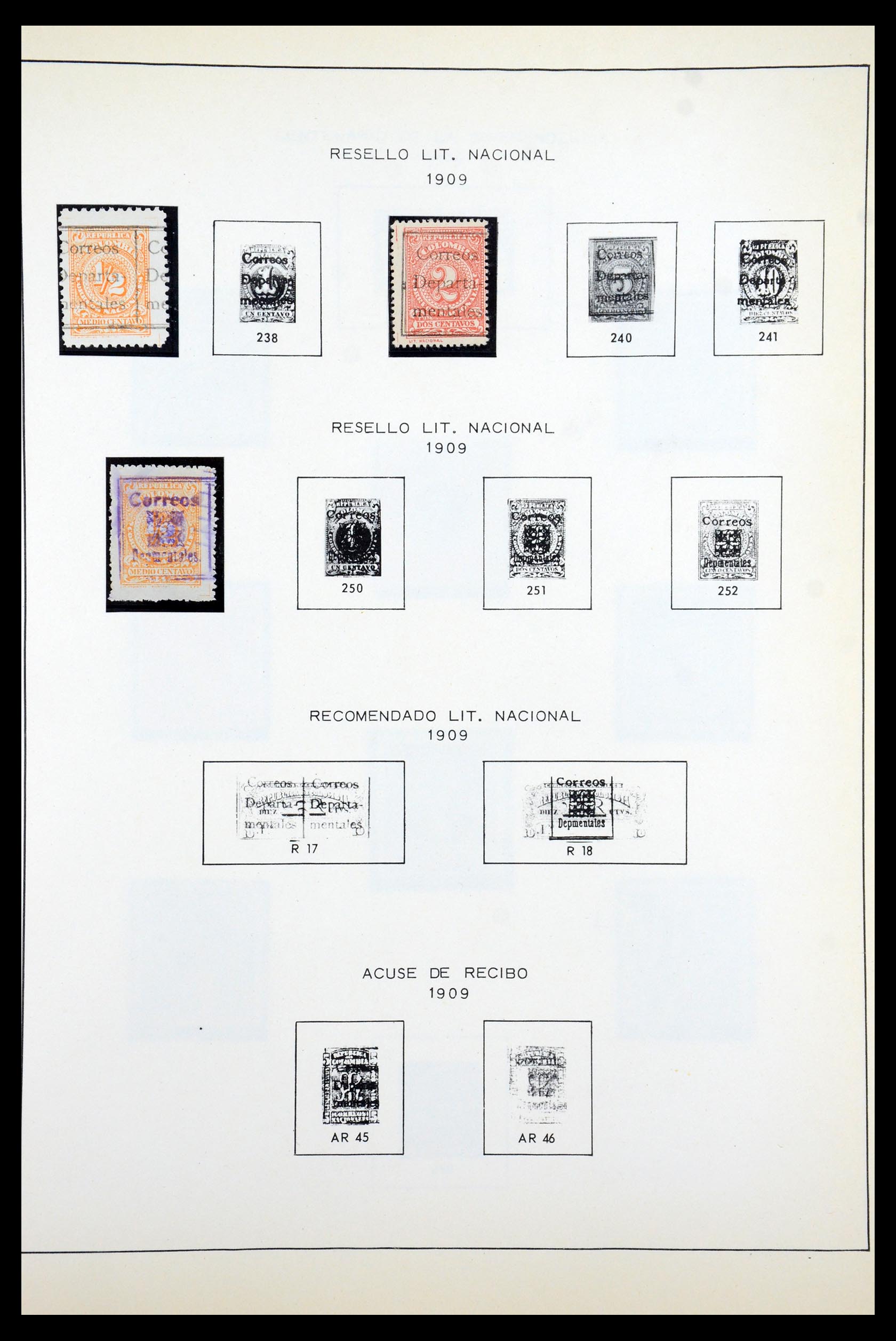 35250 025 - Stamp Collection 35250 Colombia 1859-1967.