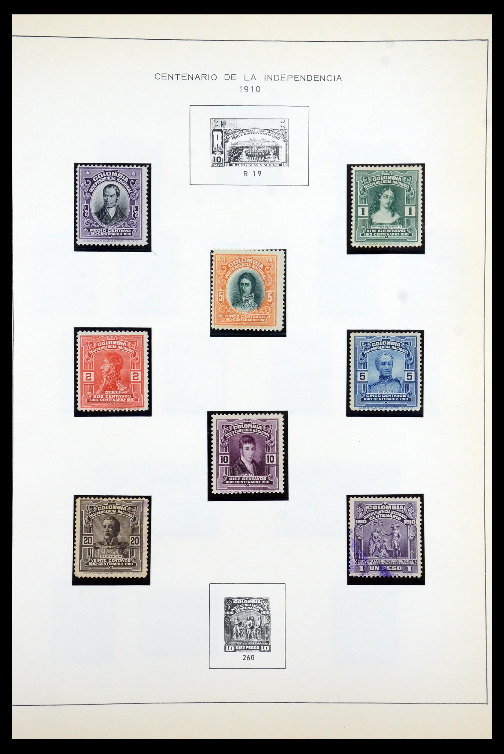 35250 026 - Stamp Collection 35250 Colombia 1859-1967.