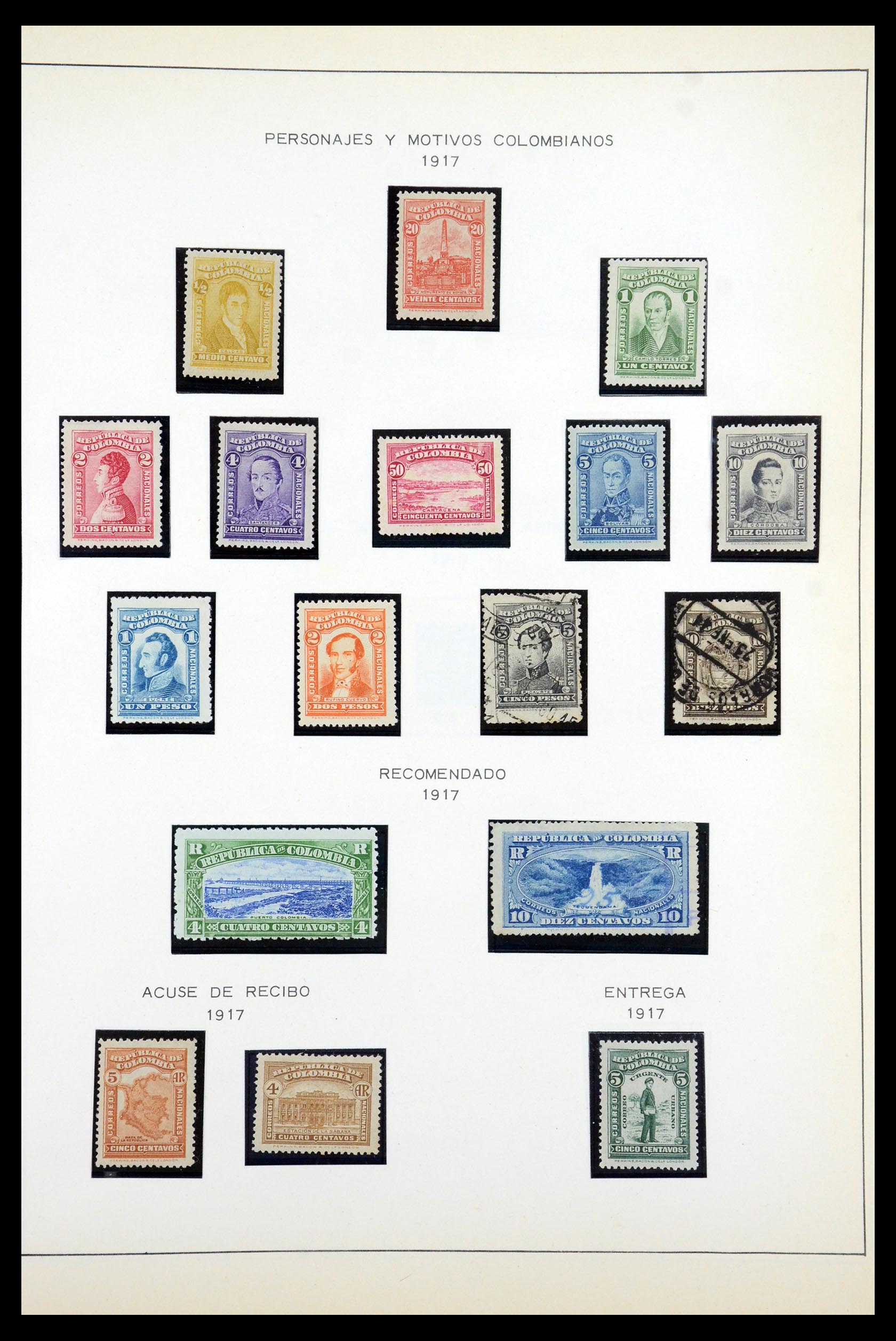 35250 027 - Stamp Collection 35250 Colombia 1859-1967.