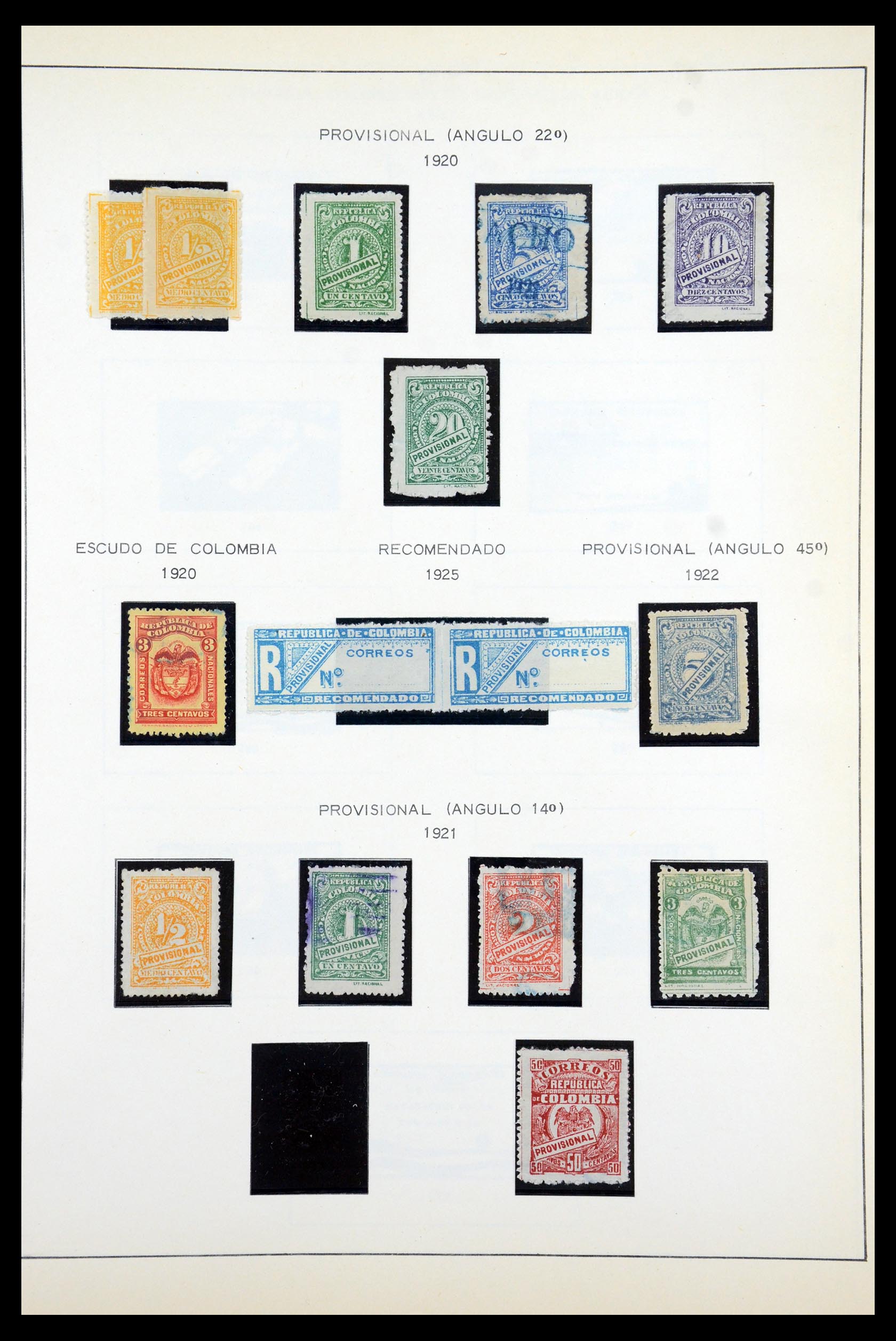 35250 028 - Postzegelverzameling 35250 Colombia 1859-1967.