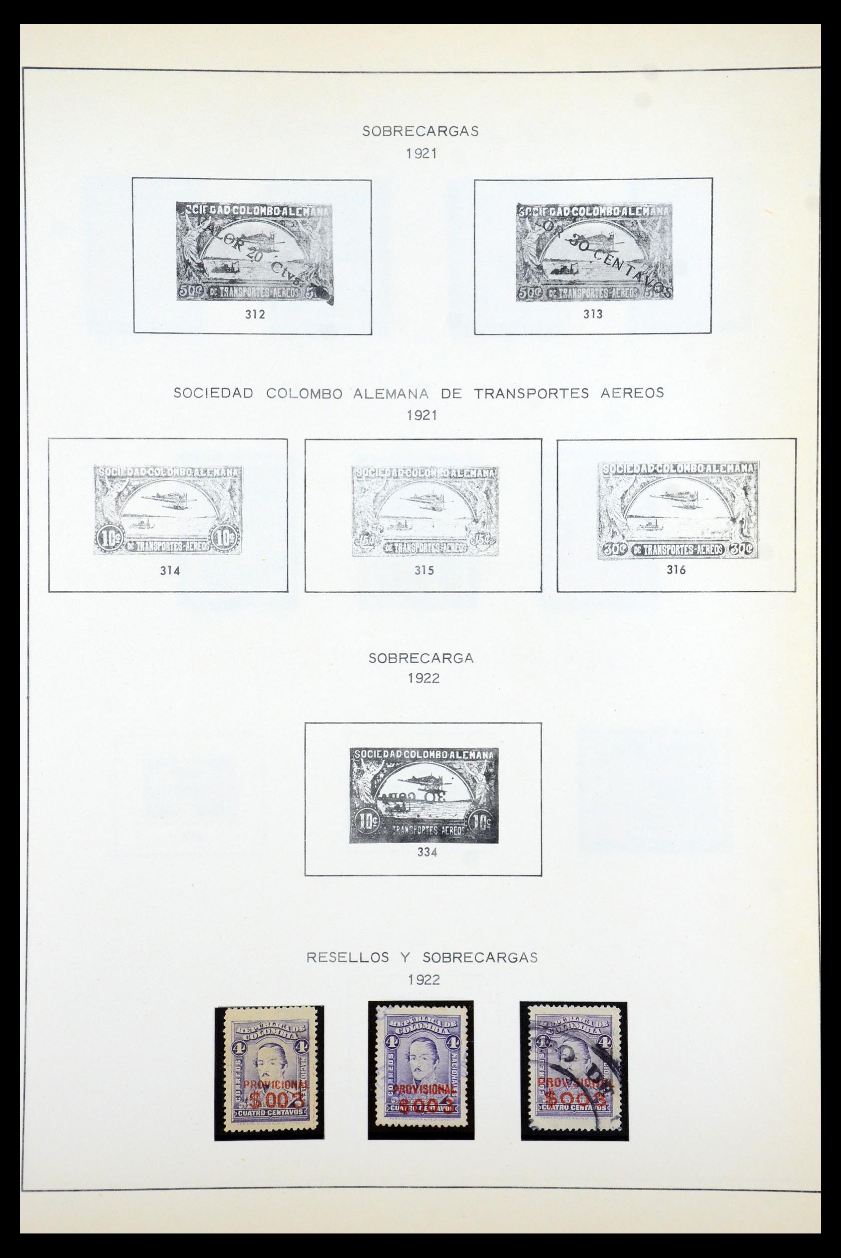 35250 029 - Stamp Collection 35250 Colombia 1859-1967.