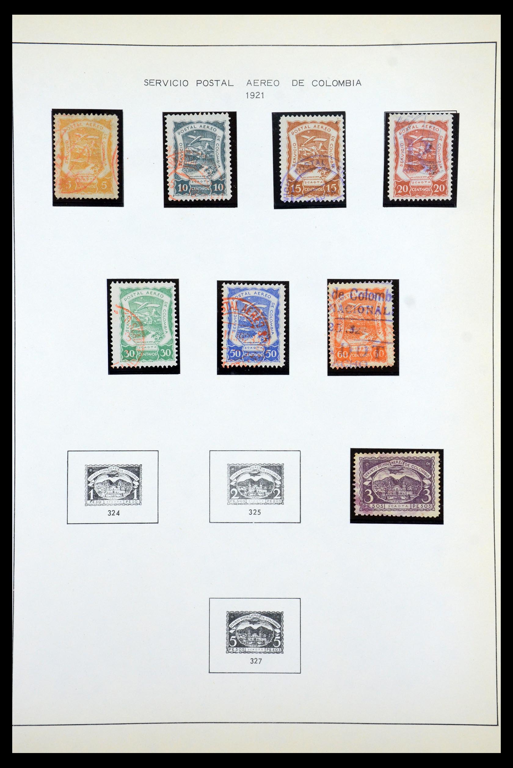 35250 030 - Stamp Collection 35250 Colombia 1859-1967.