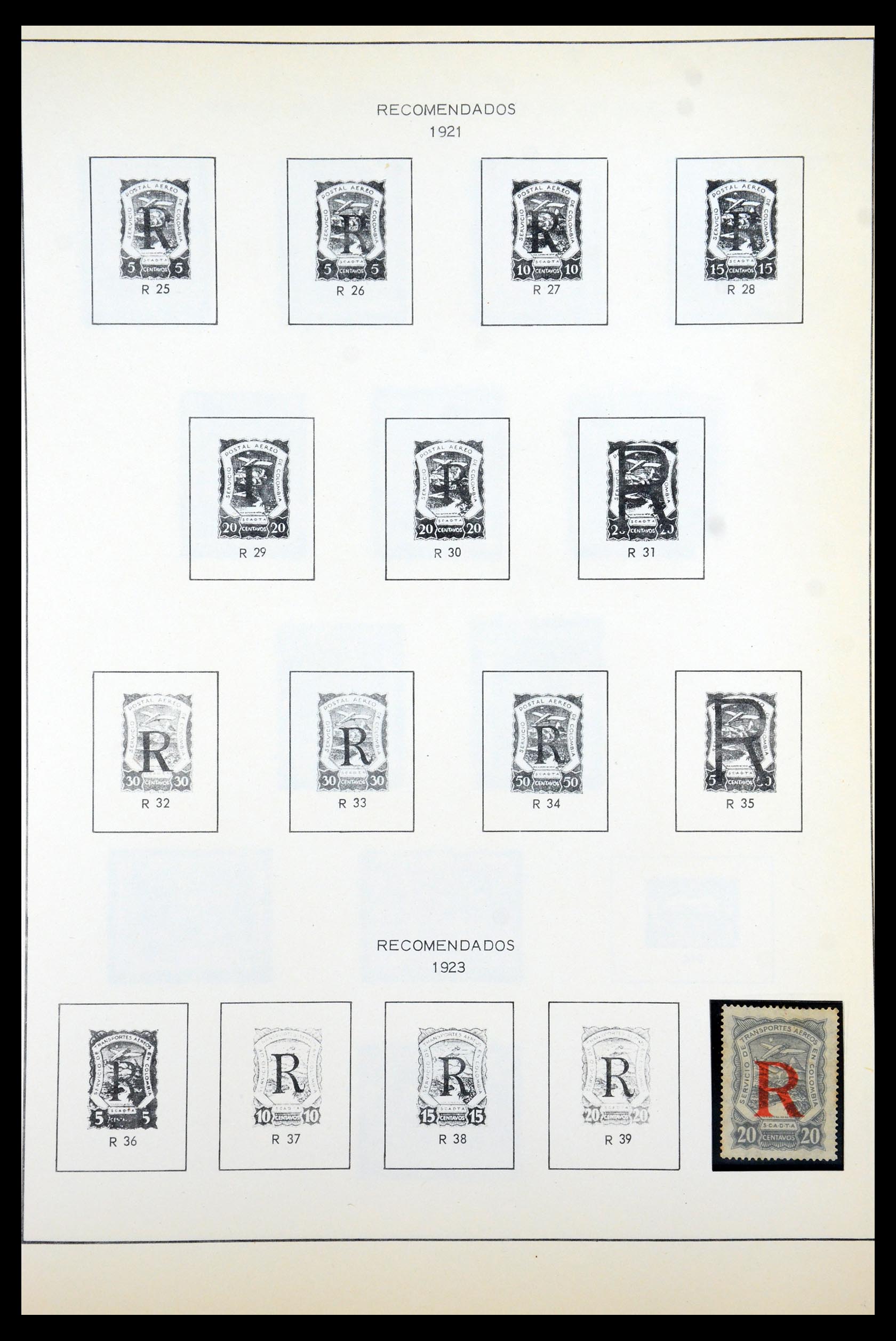 35250 031 - Postzegelverzameling 35250 Colombia 1859-1967.