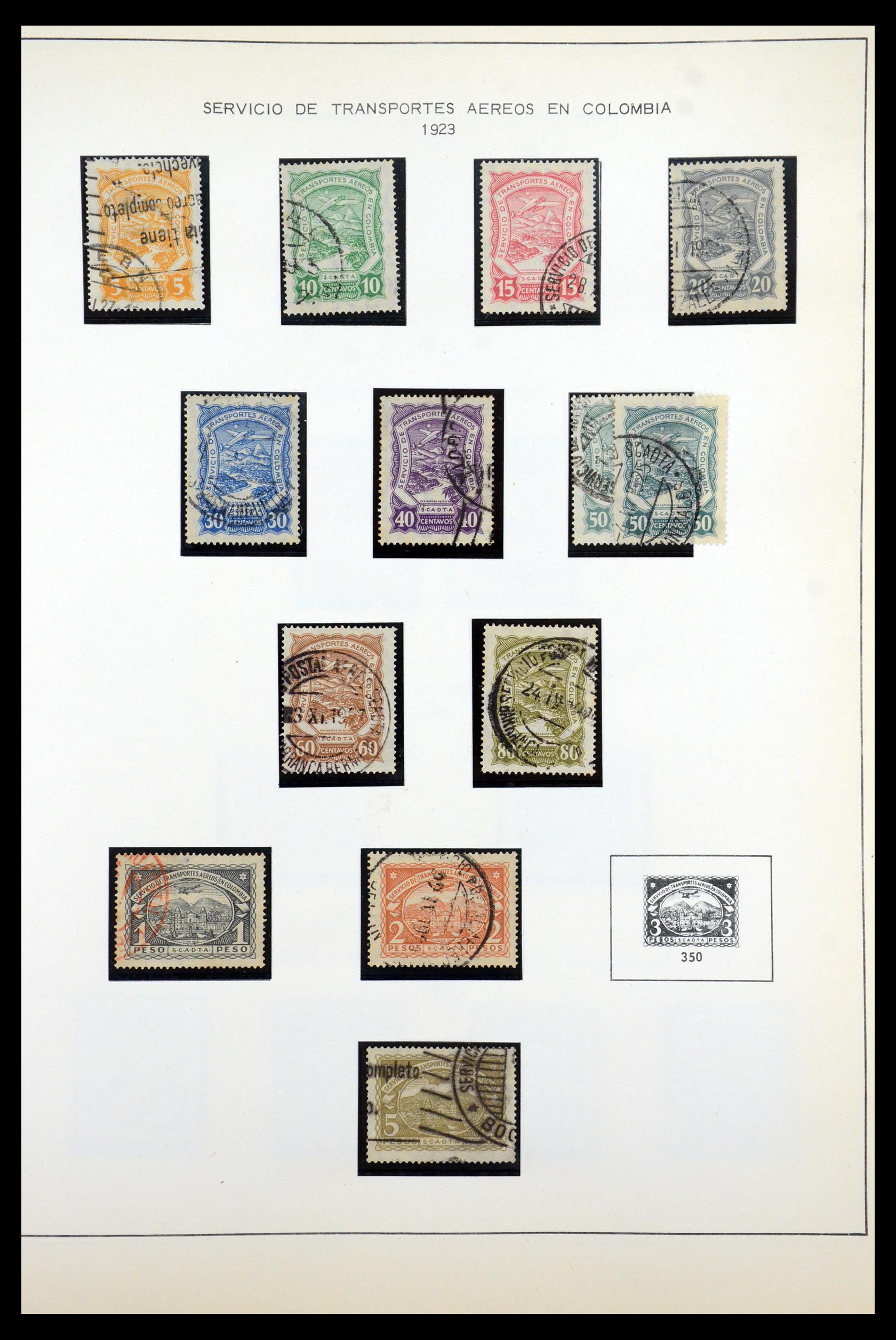 35250 032 - Stamp Collection 35250 Colombia 1859-1967.