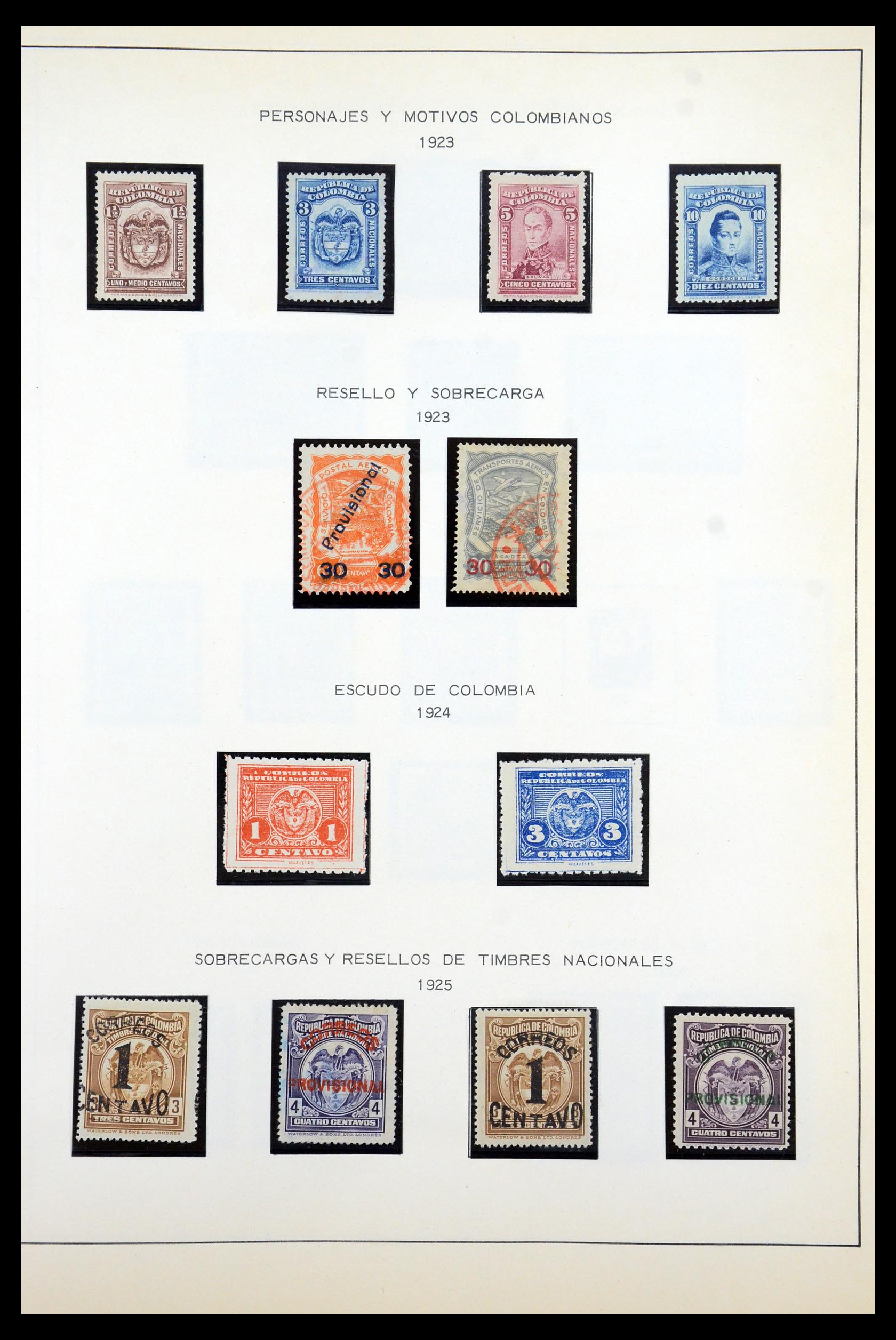35250 033 - Stamp Collection 35250 Colombia 1859-1967.