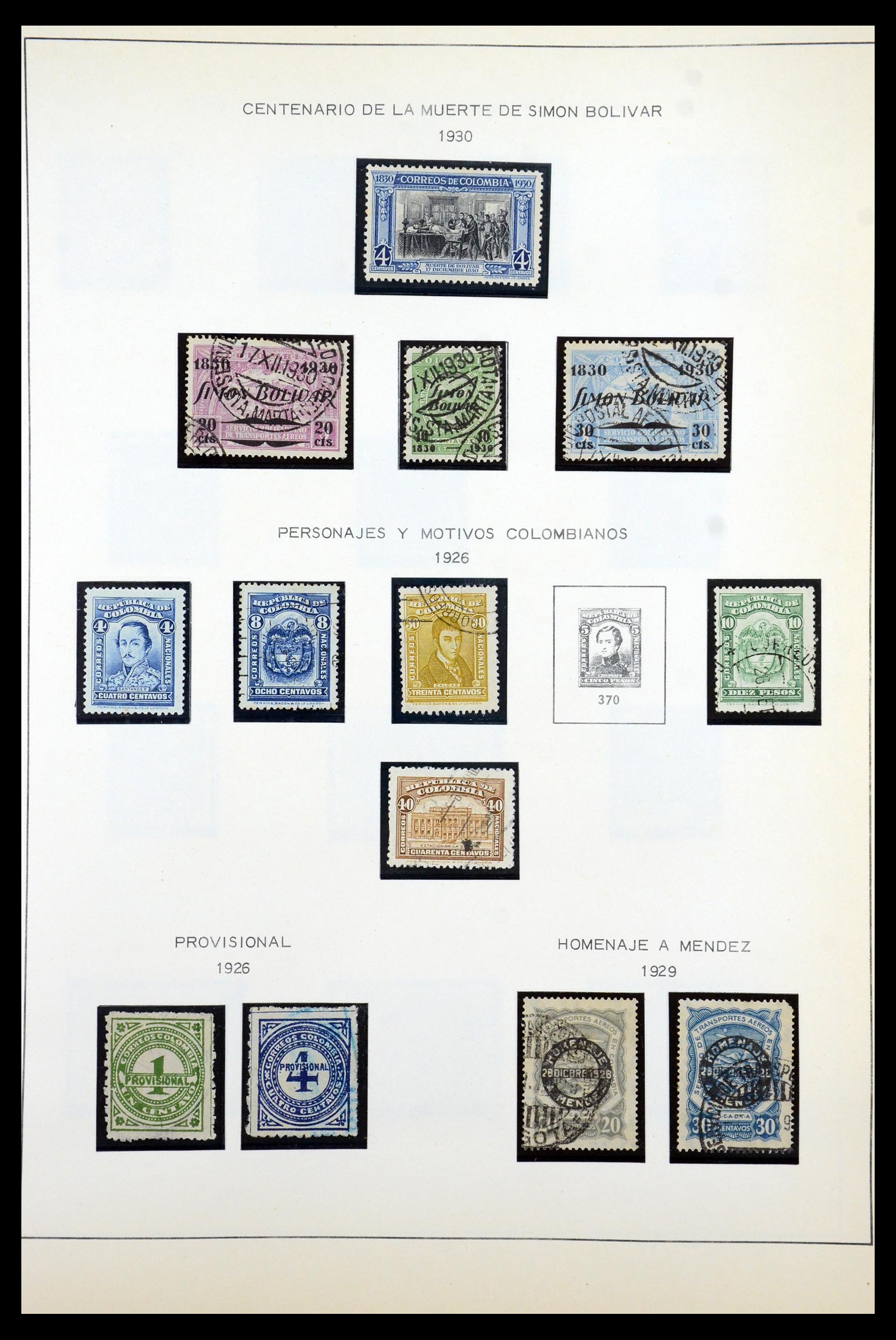 35250 034 - Postzegelverzameling 35250 Colombia 1859-1967.