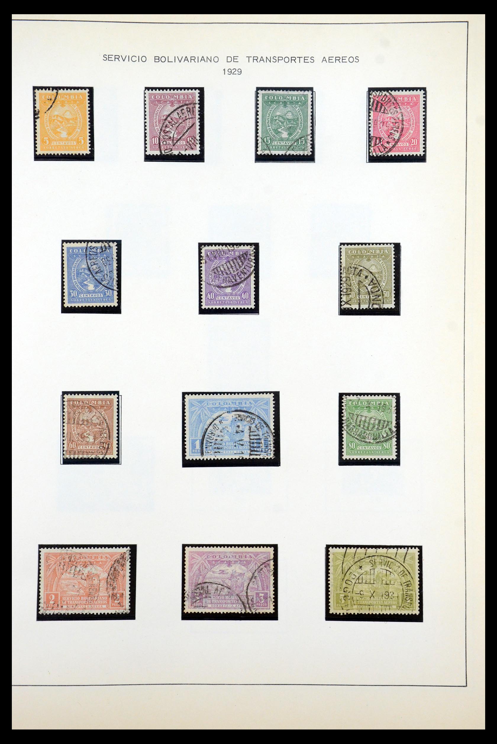 35250 035 - Stamp Collection 35250 Colombia 1859-1967.