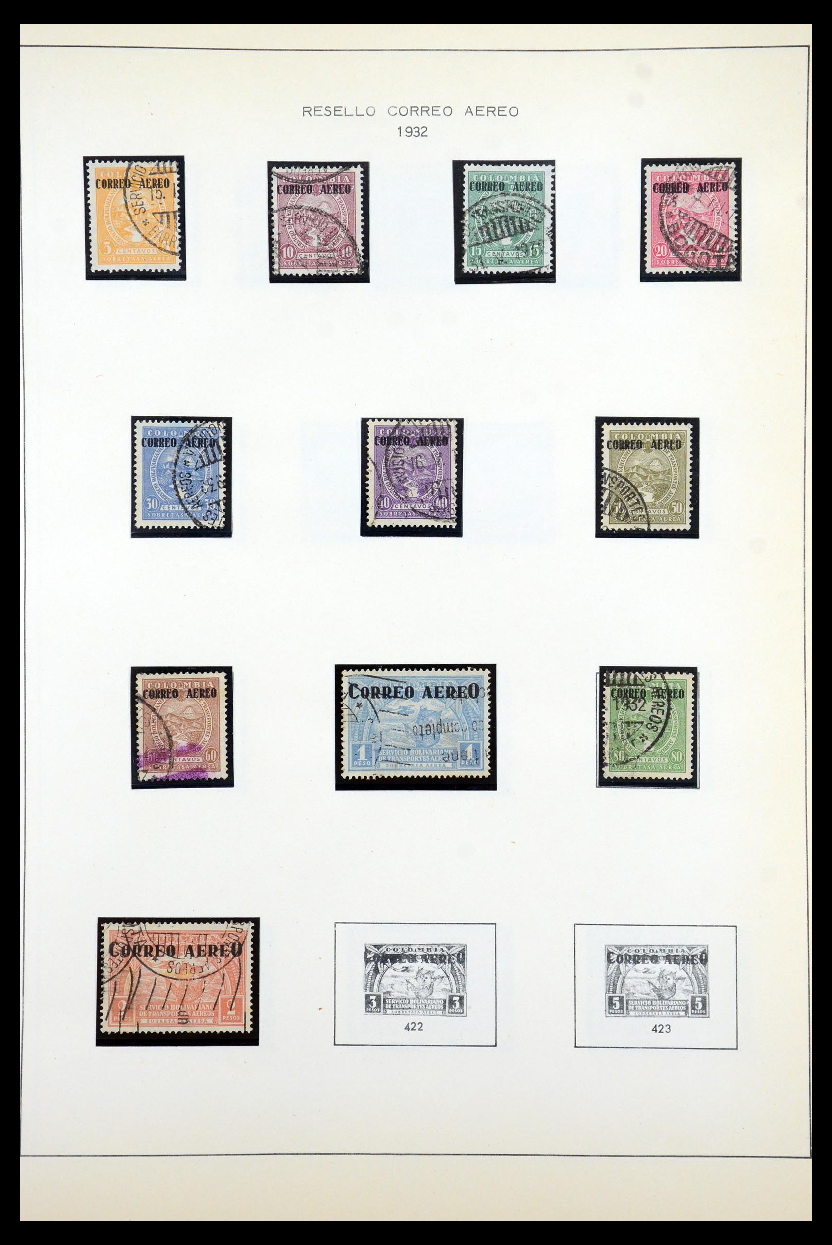35250 038 - Postzegelverzameling 35250 Colombia 1859-1967.