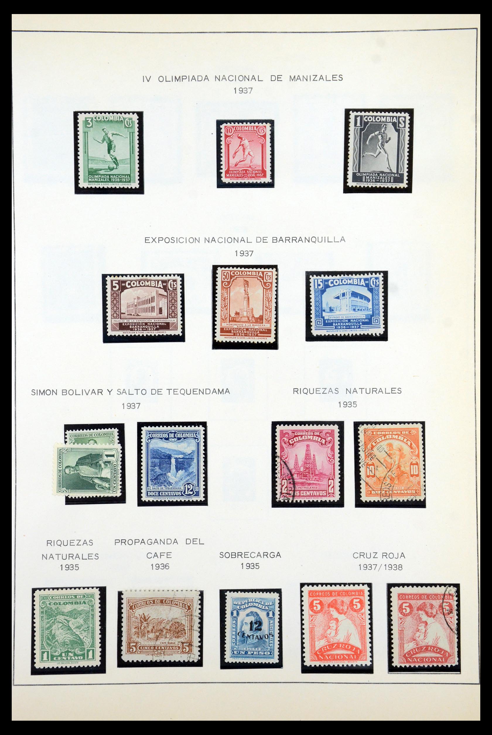 35250 041 - Postzegelverzameling 35250 Colombia 1859-1967.