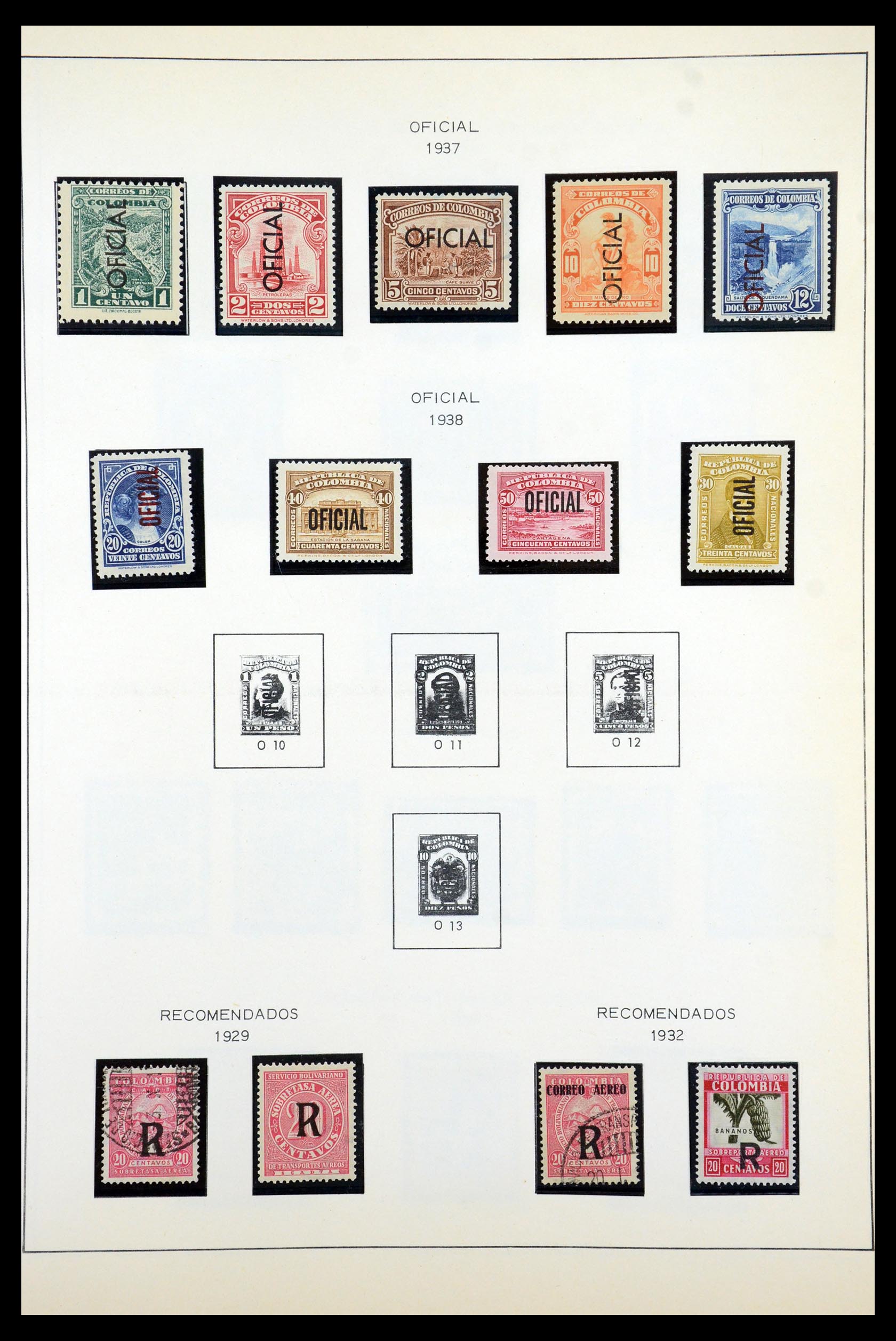 35250 042 - Stamp Collection 35250 Colombia 1859-1967.