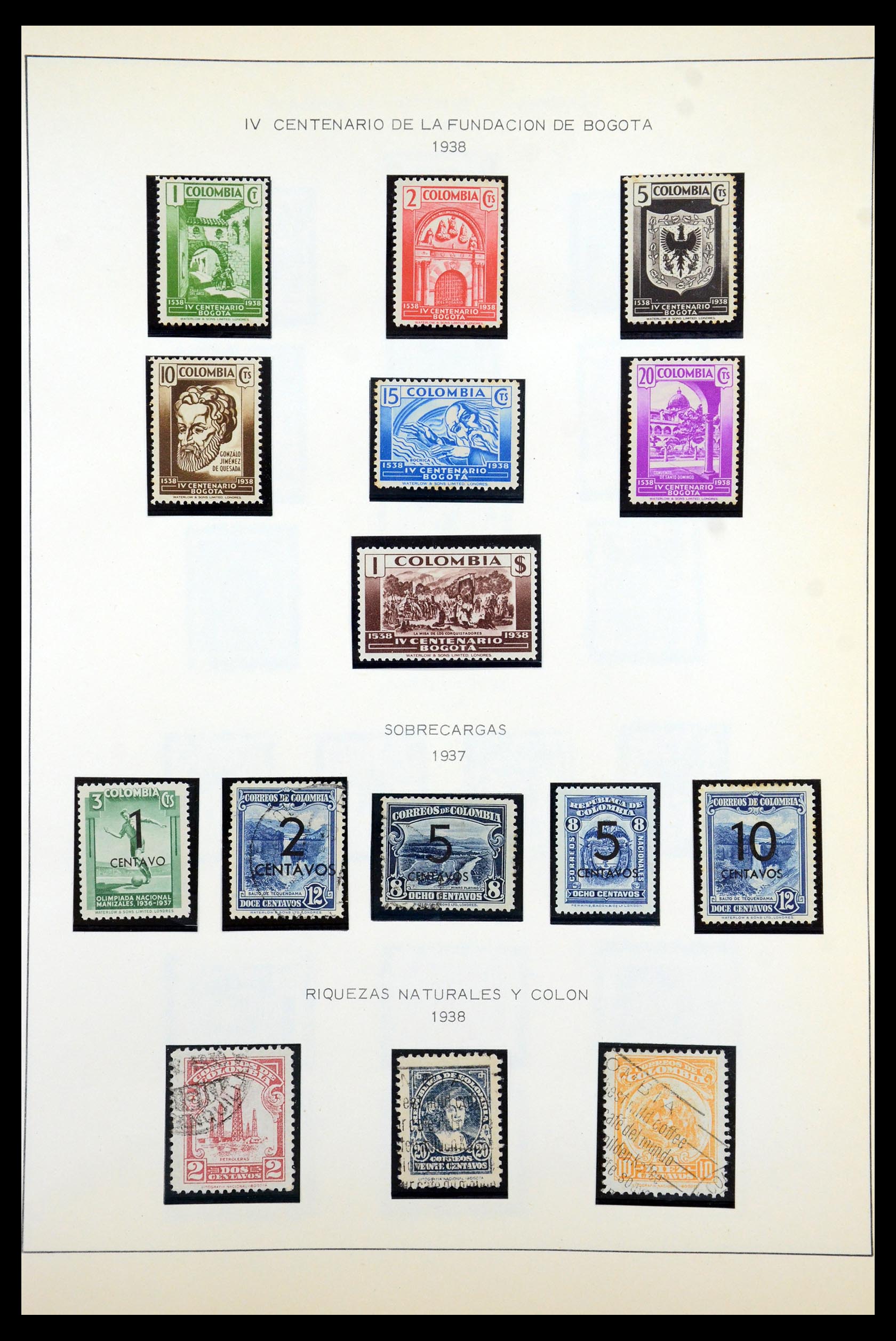 35250 043 - Postzegelverzameling 35250 Colombia 1859-1967.