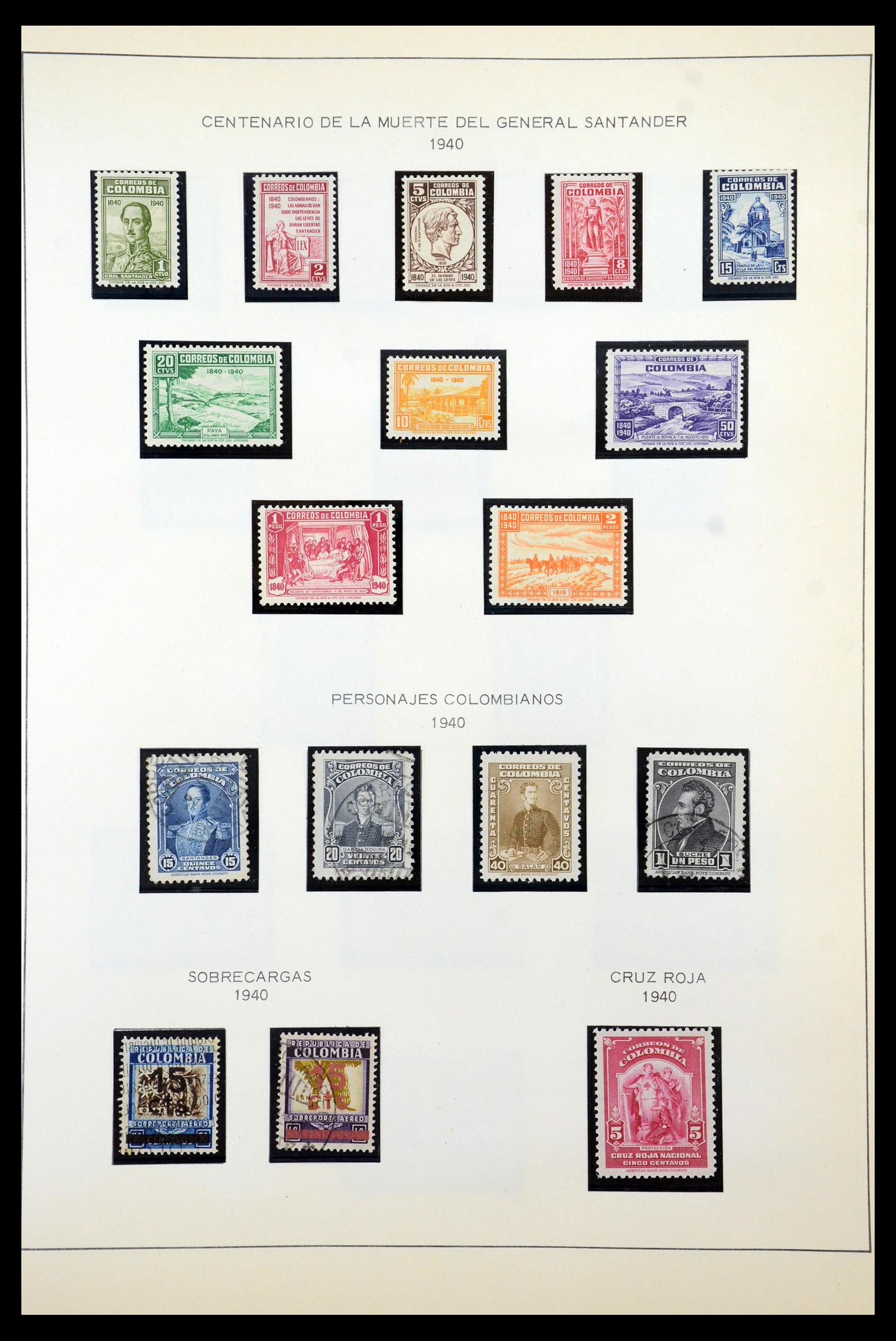 35250 045 - Postzegelverzameling 35250 Colombia 1859-1967.