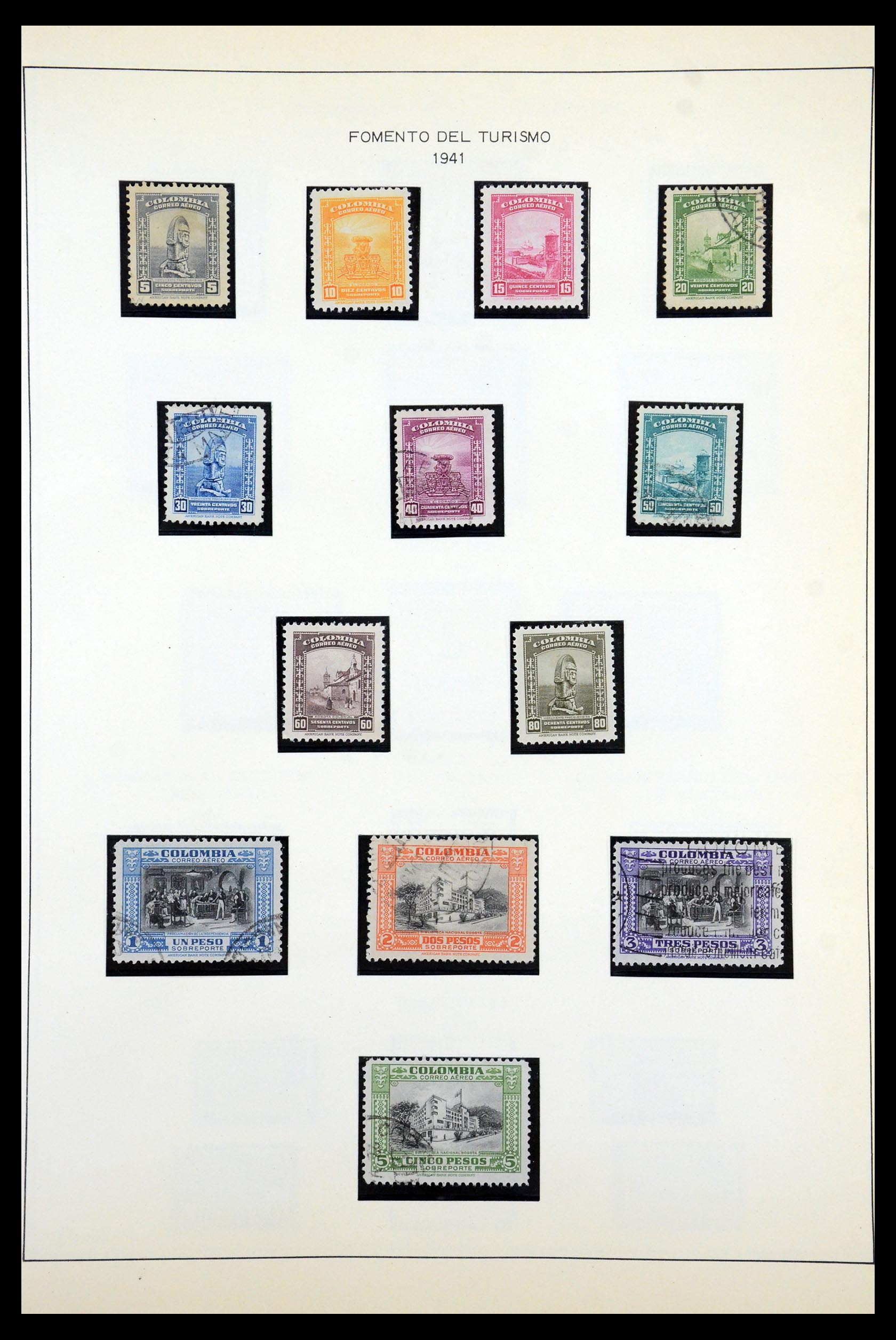 35250 046 - Stamp Collection 35250 Colombia 1859-1967.