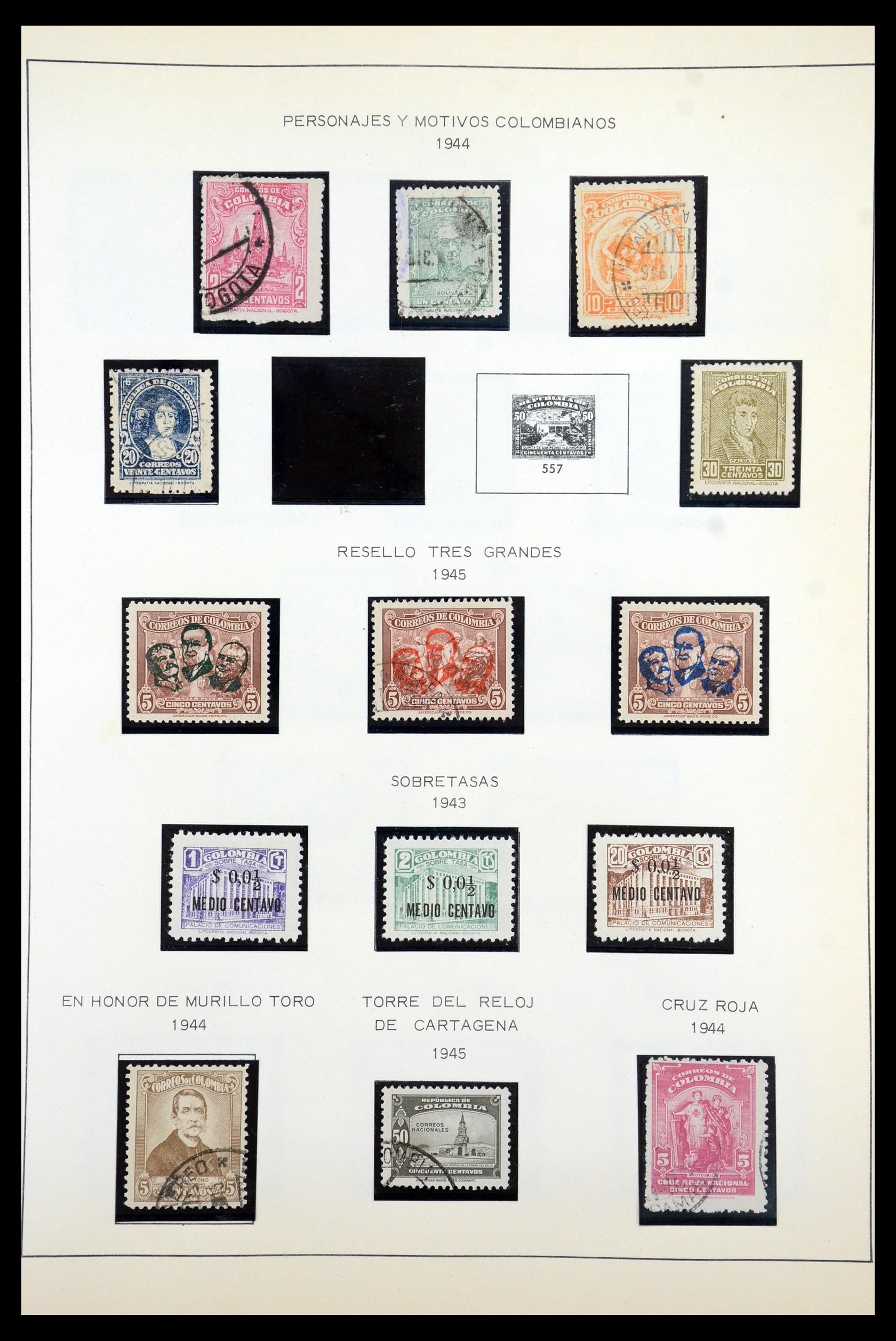 35250 049 - Stamp Collection 35250 Colombia 1859-1967.