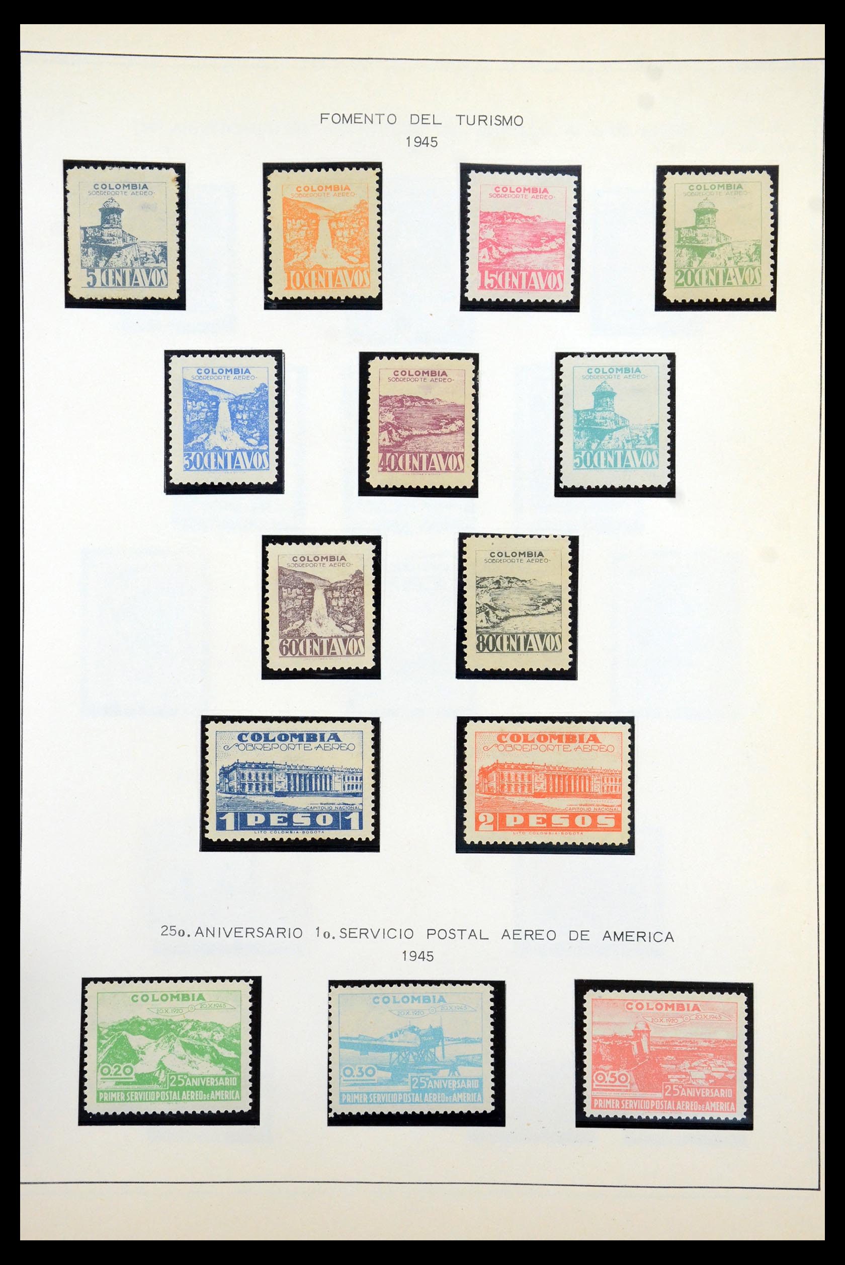 35250 050 - Stamp Collection 35250 Colombia 1859-1967.