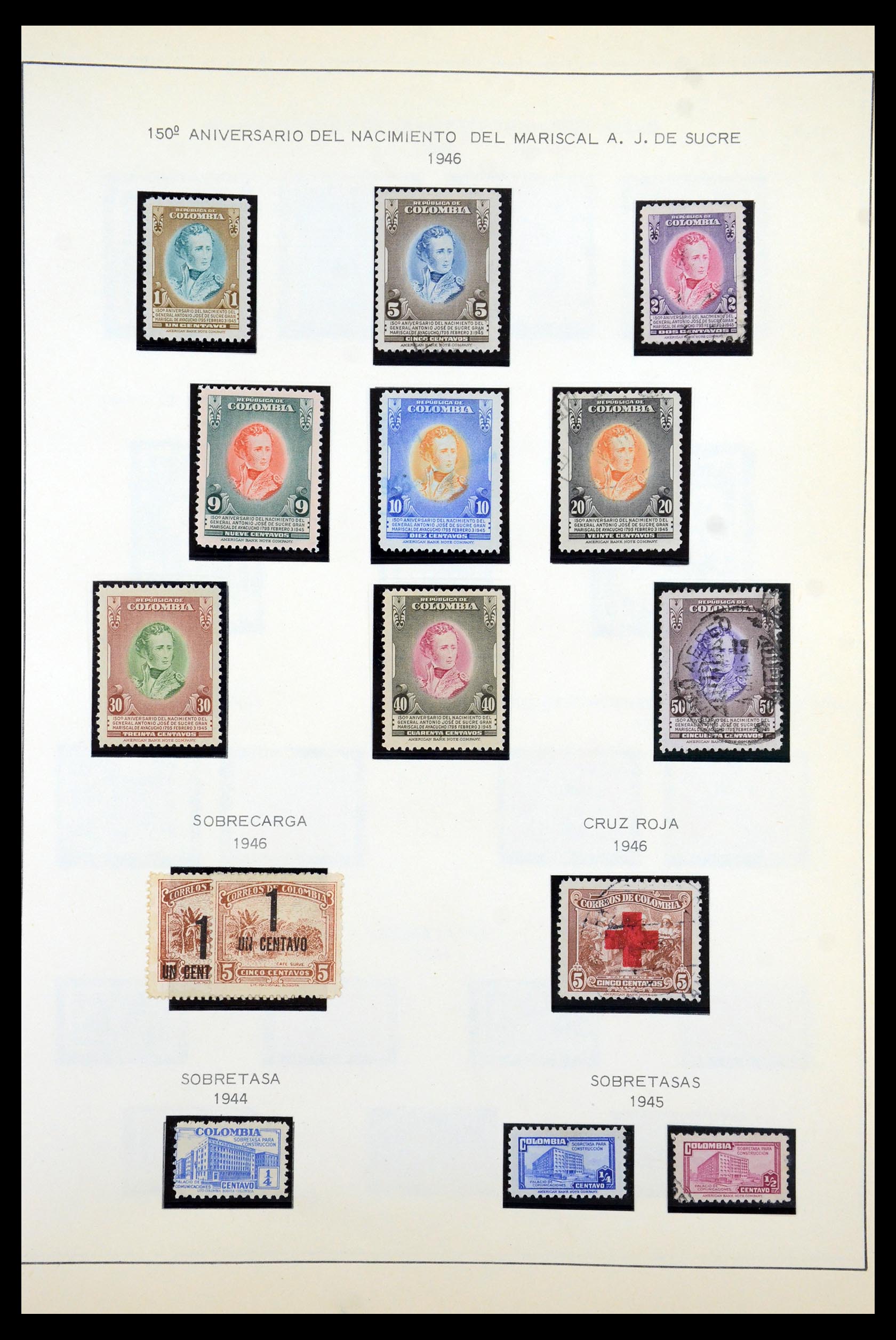 35250 051 - Stamp Collection 35250 Colombia 1859-1967.