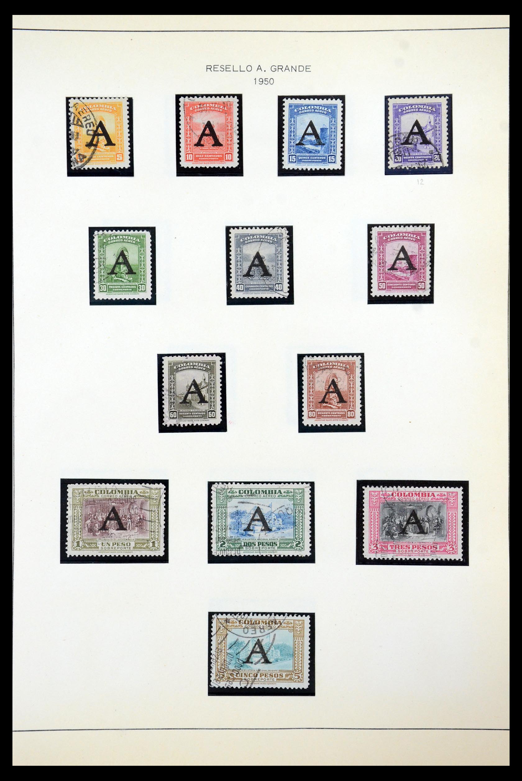 35250 059 - Postzegelverzameling 35250 Colombia 1859-1967.