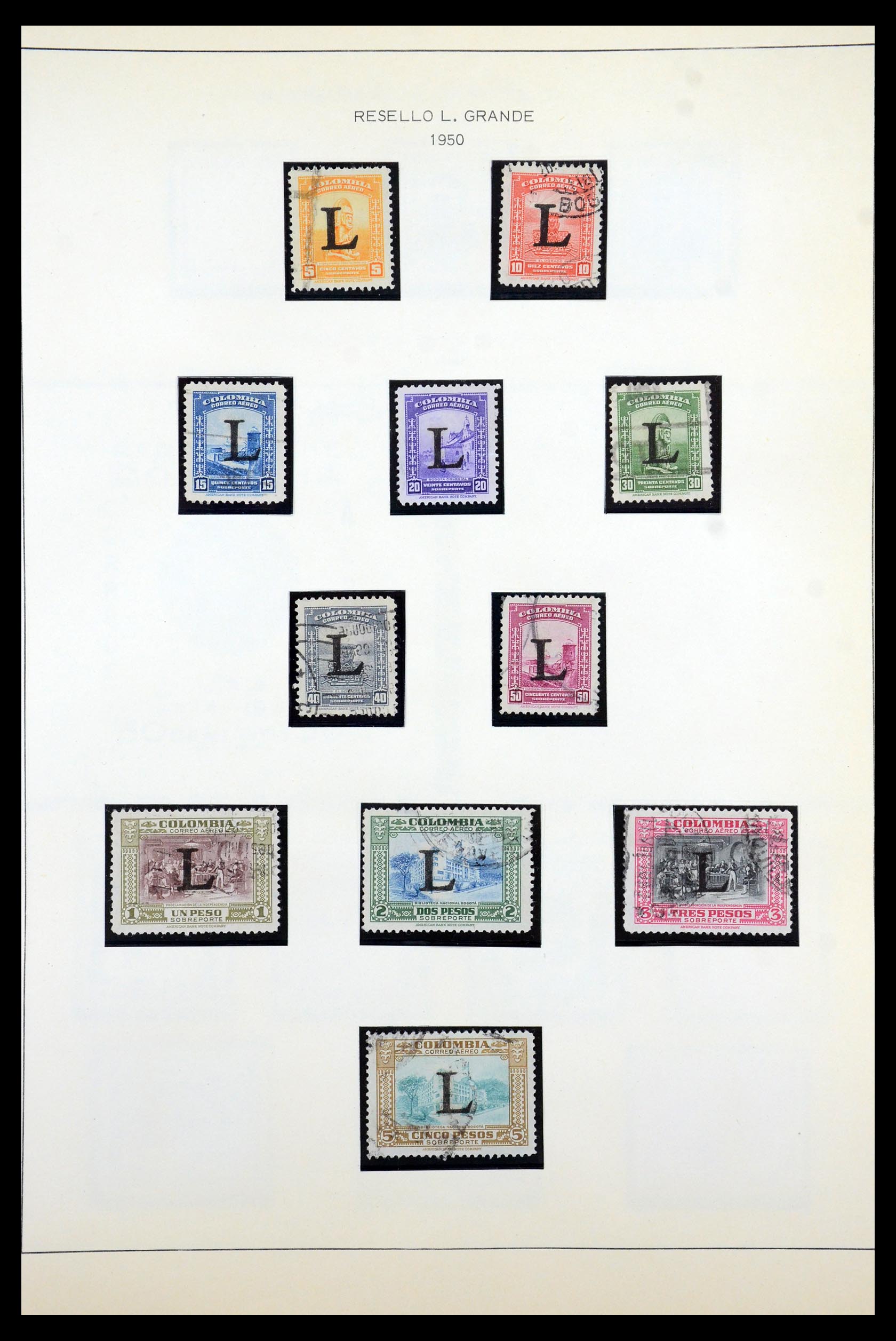 35250 060 - Postzegelverzameling 35250 Colombia 1859-1967.