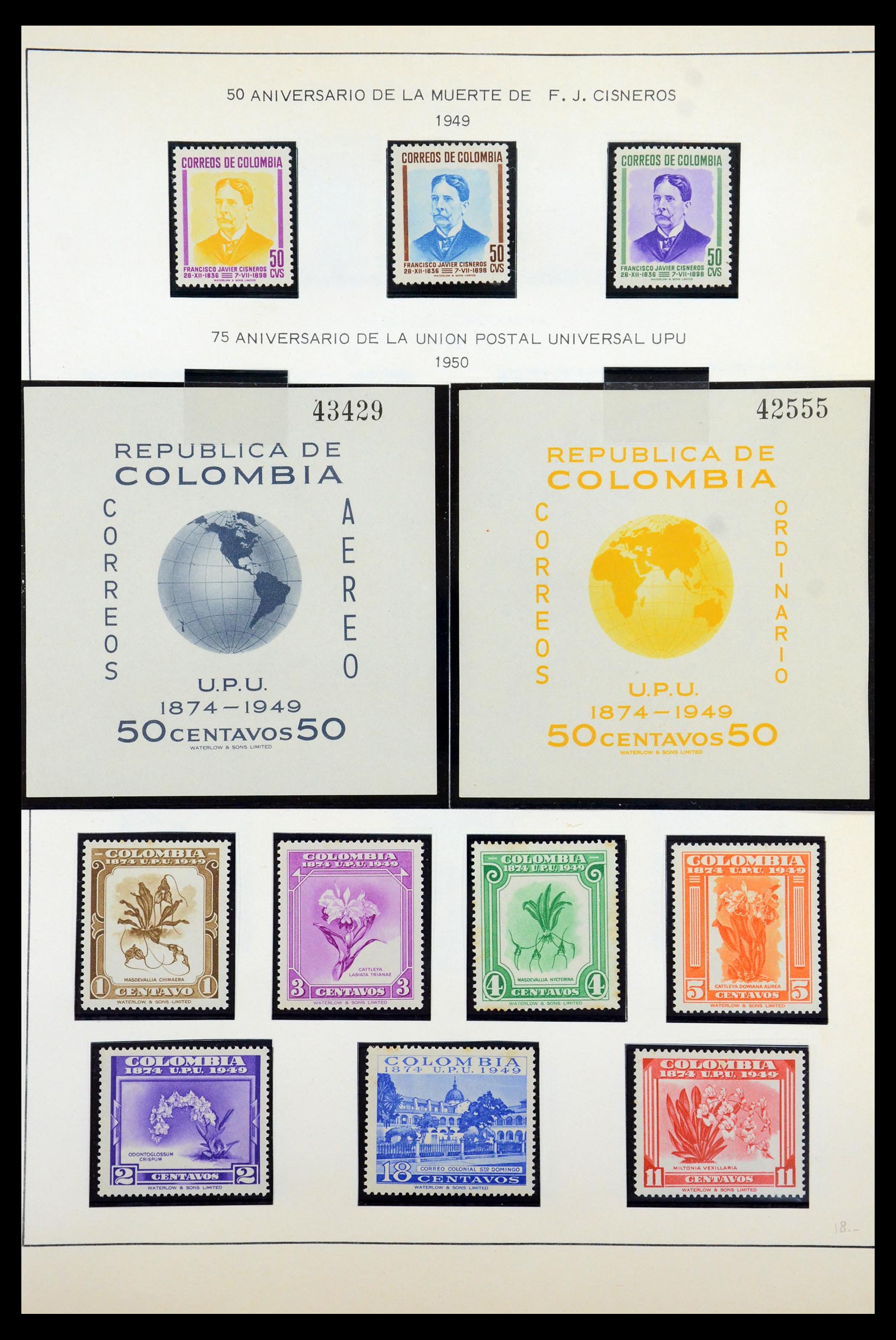 35250 061 - Postzegelverzameling 35250 Colombia 1859-1967.