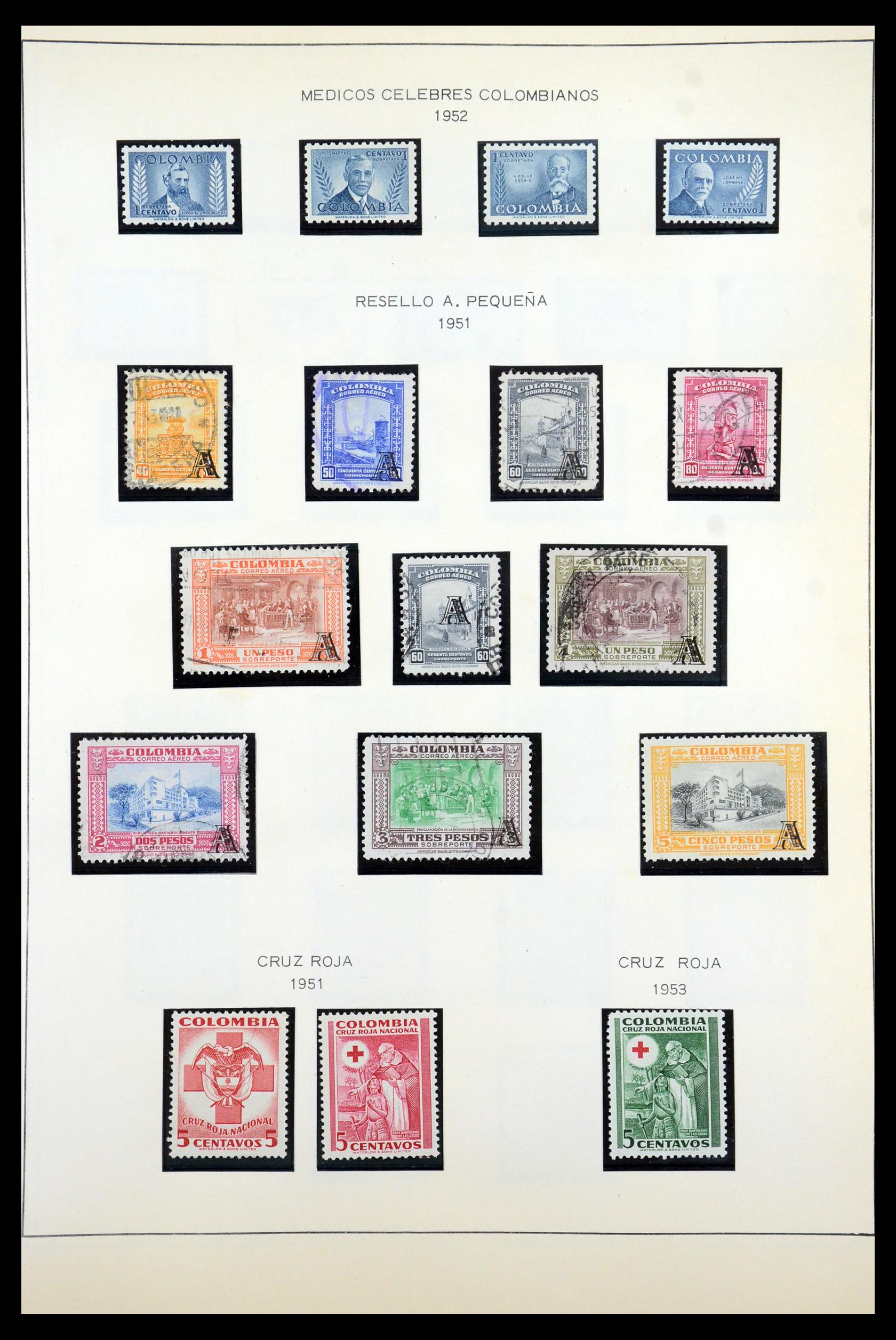 35250 063 - Stamp Collection 35250 Colombia 1859-1967.
