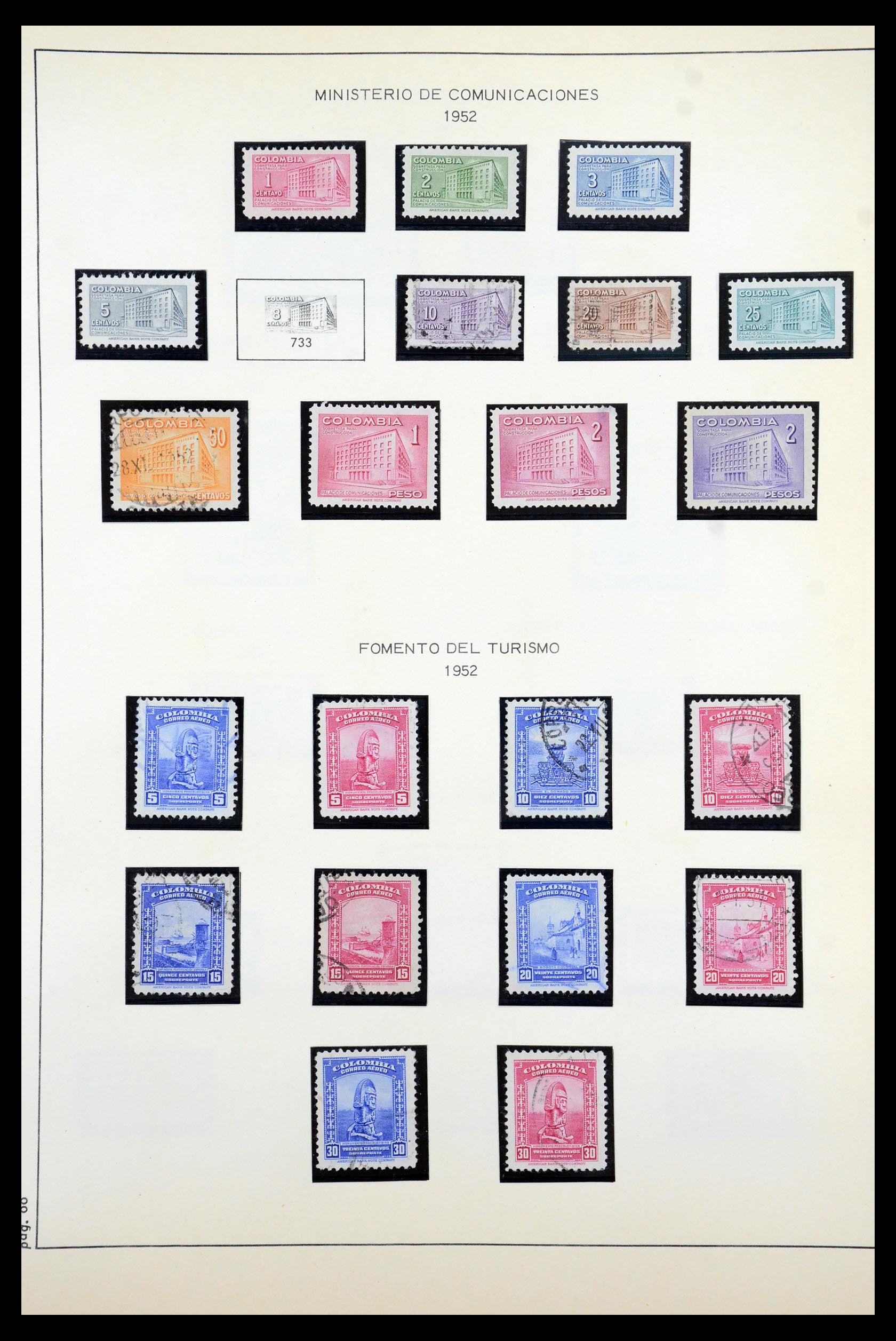 35250 064 - Stamp Collection 35250 Colombia 1859-1967.