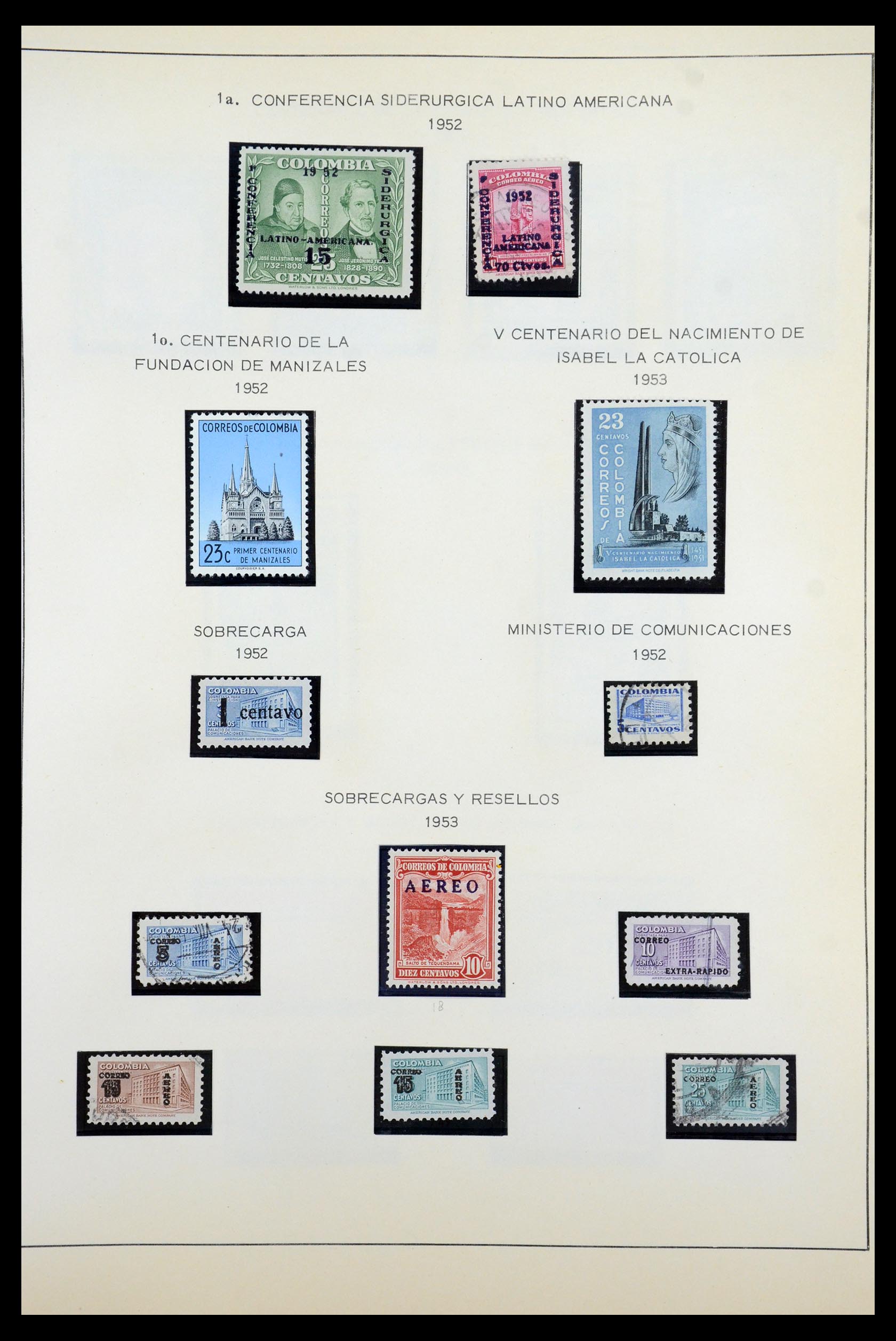 35250 065 - Stamp Collection 35250 Colombia 1859-1967.
