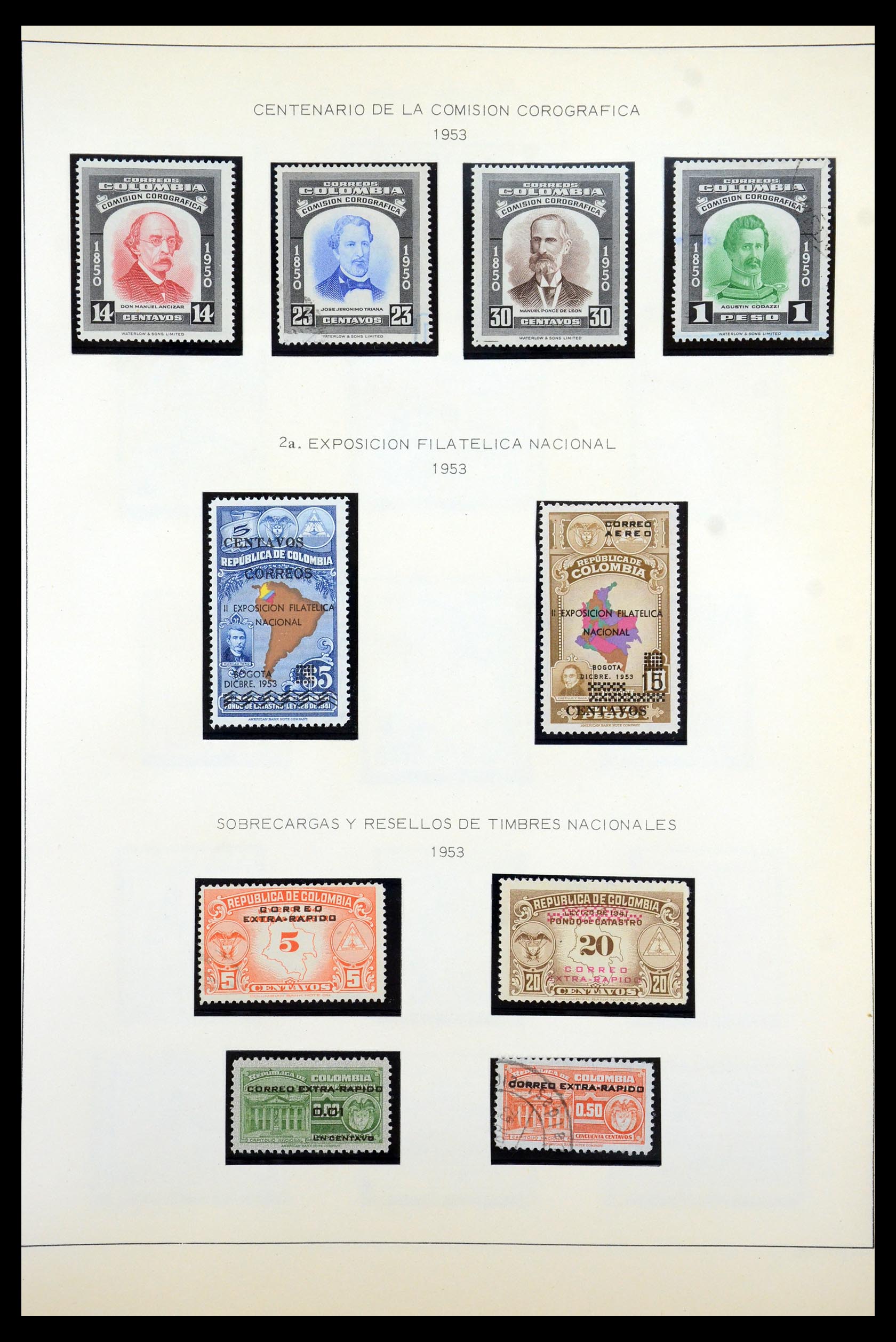 35250 066 - Postzegelverzameling 35250 Colombia 1859-1967.