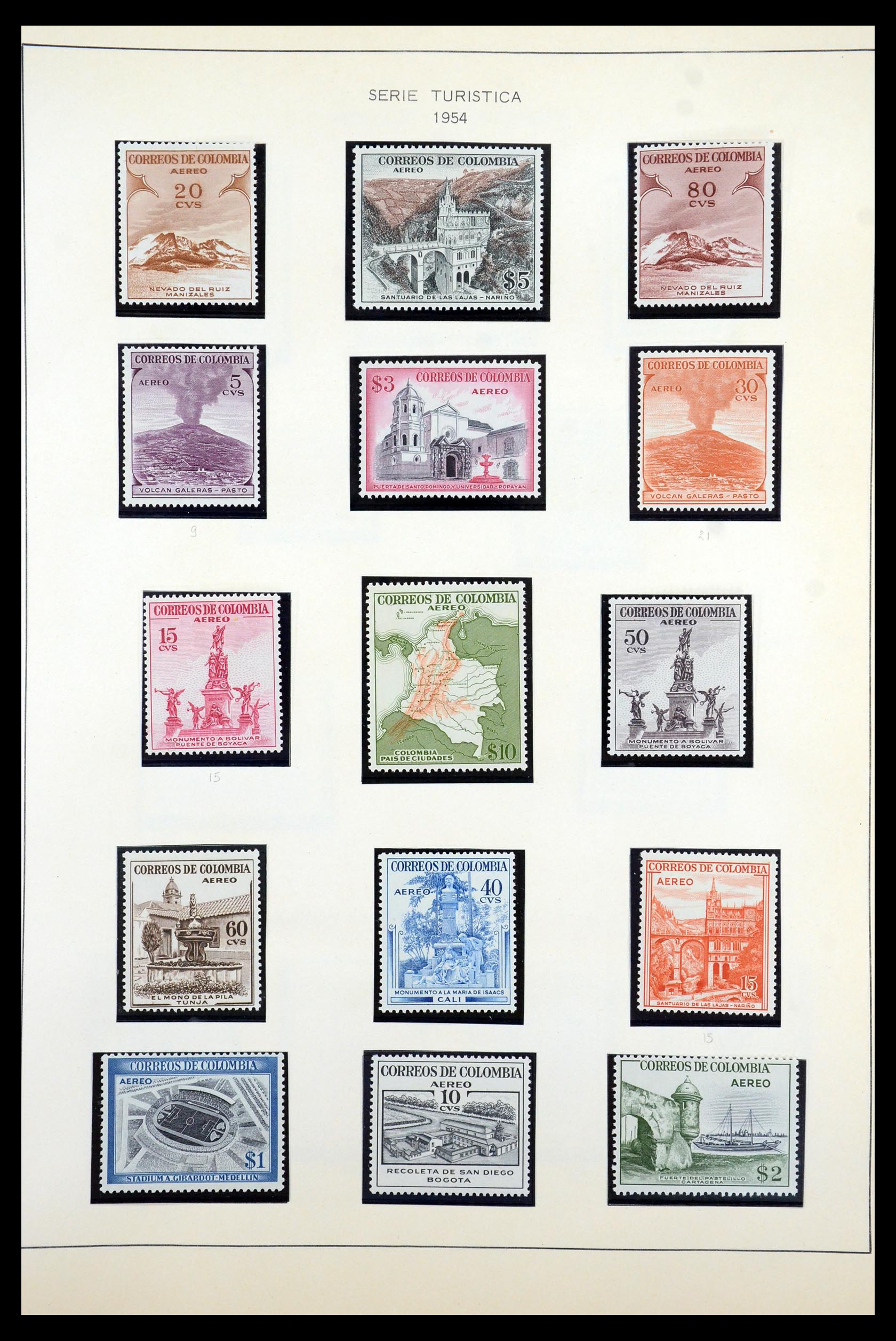 35250 067 - Stamp Collection 35250 Colombia 1859-1967.