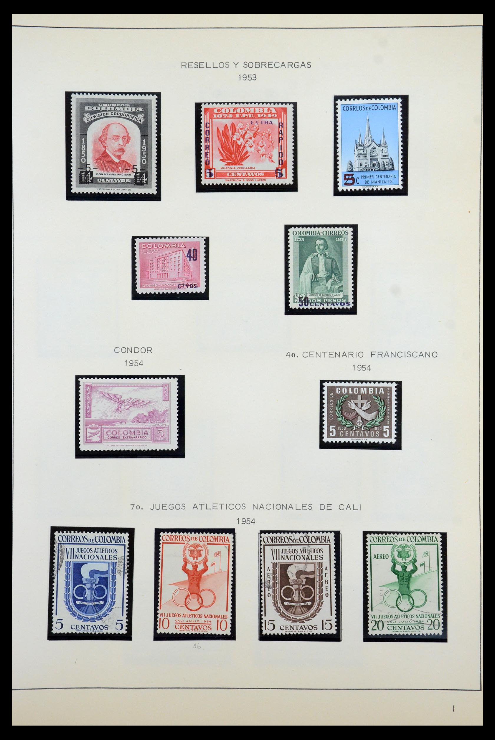35250 068 - Stamp Collection 35250 Colombia 1859-1967.