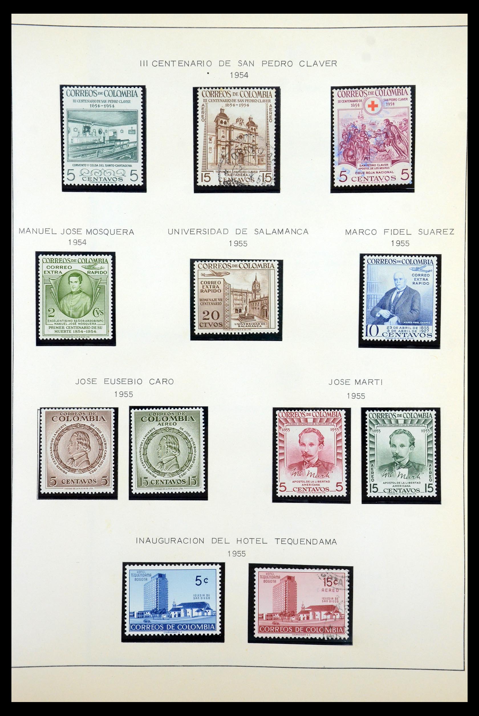 35250 069 - Stamp Collection 35250 Colombia 1859-1967.