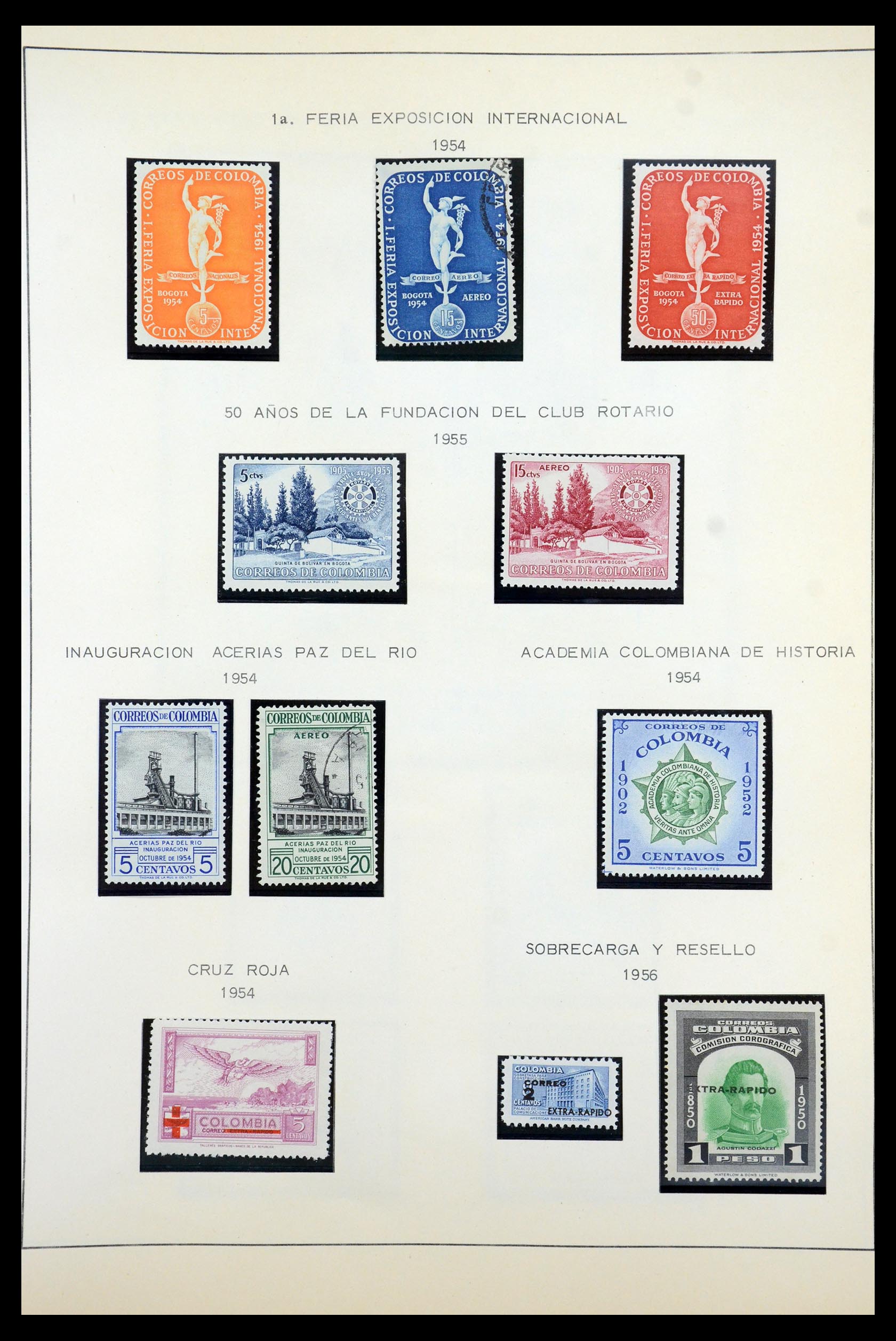35250 071 - Stamp Collection 35250 Colombia 1859-1967.