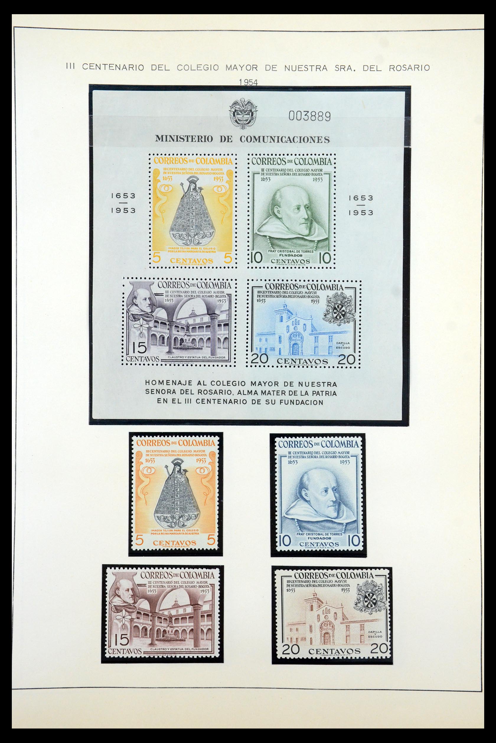35250 072 - Stamp Collection 35250 Colombia 1859-1967.