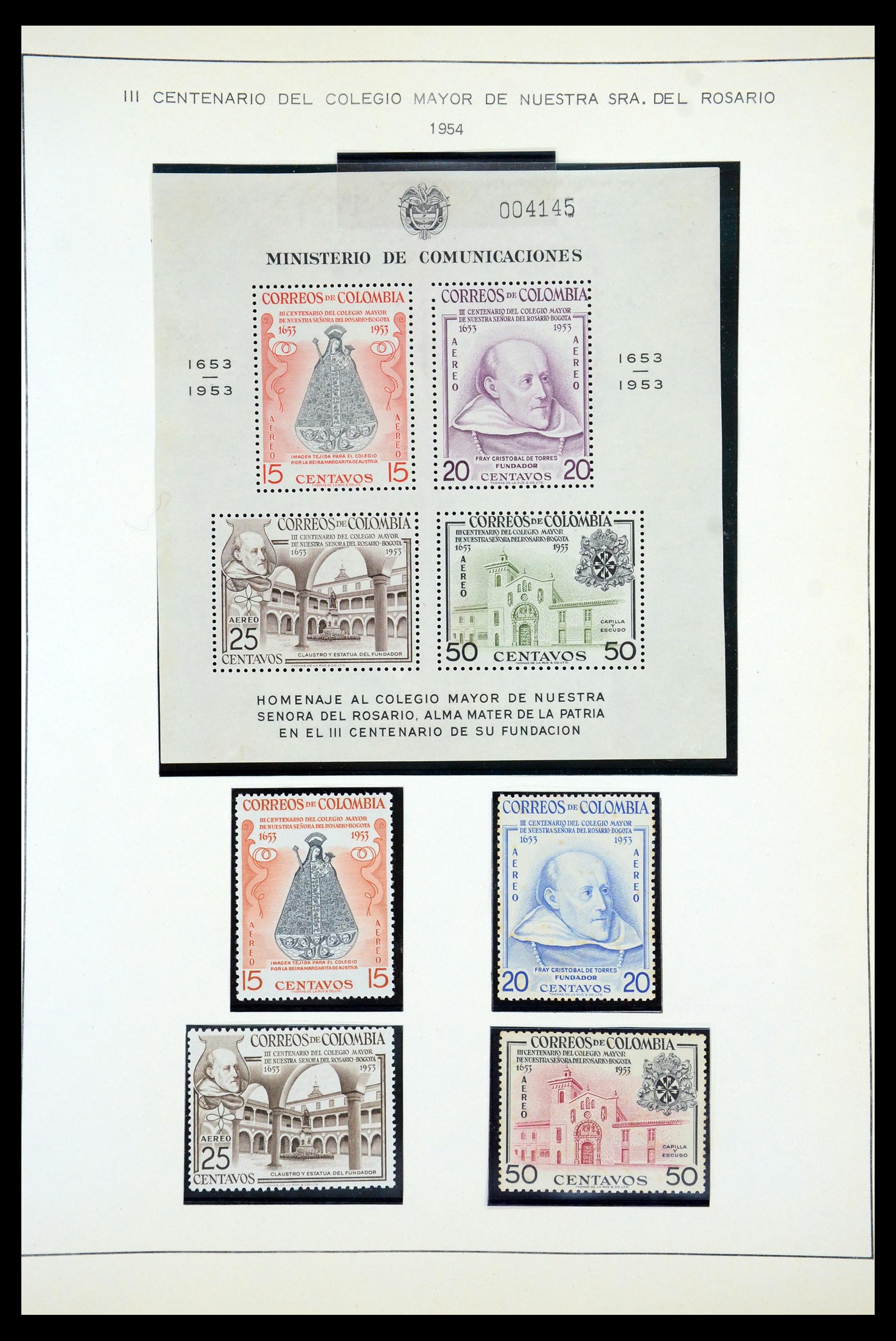 35250 073 - Stamp Collection 35250 Colombia 1859-1967.