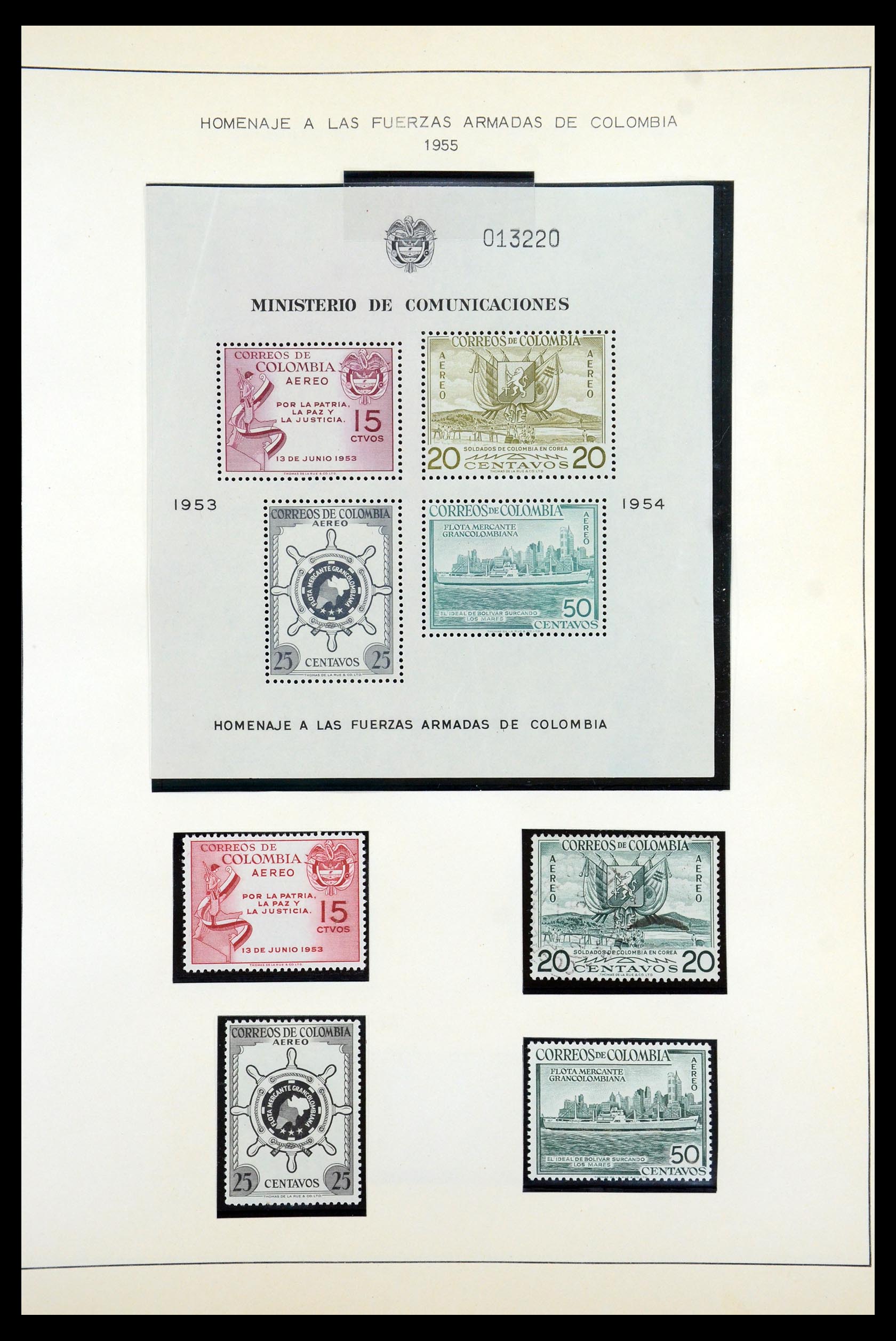 35250 075 - Stamp Collection 35250 Colombia 1859-1967.