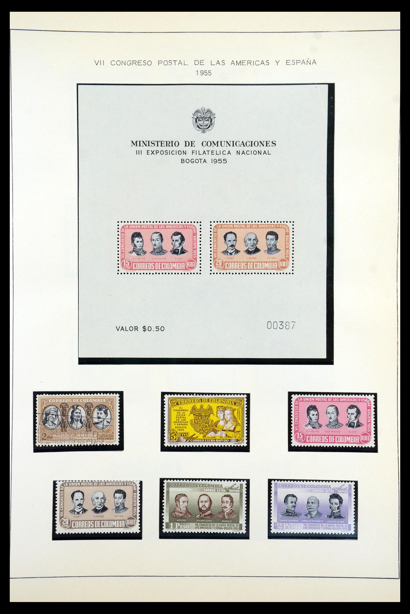 35250 077 - Postzegelverzameling 35250 Colombia 1859-1967.