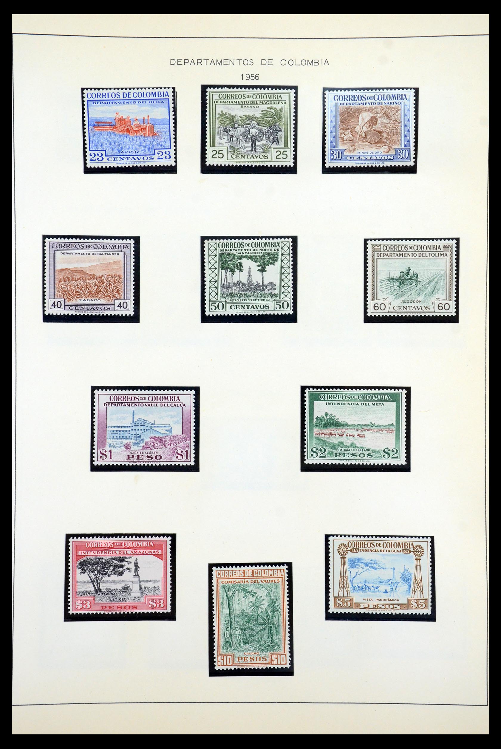 35250 079 - Postzegelverzameling 35250 Colombia 1859-1967.