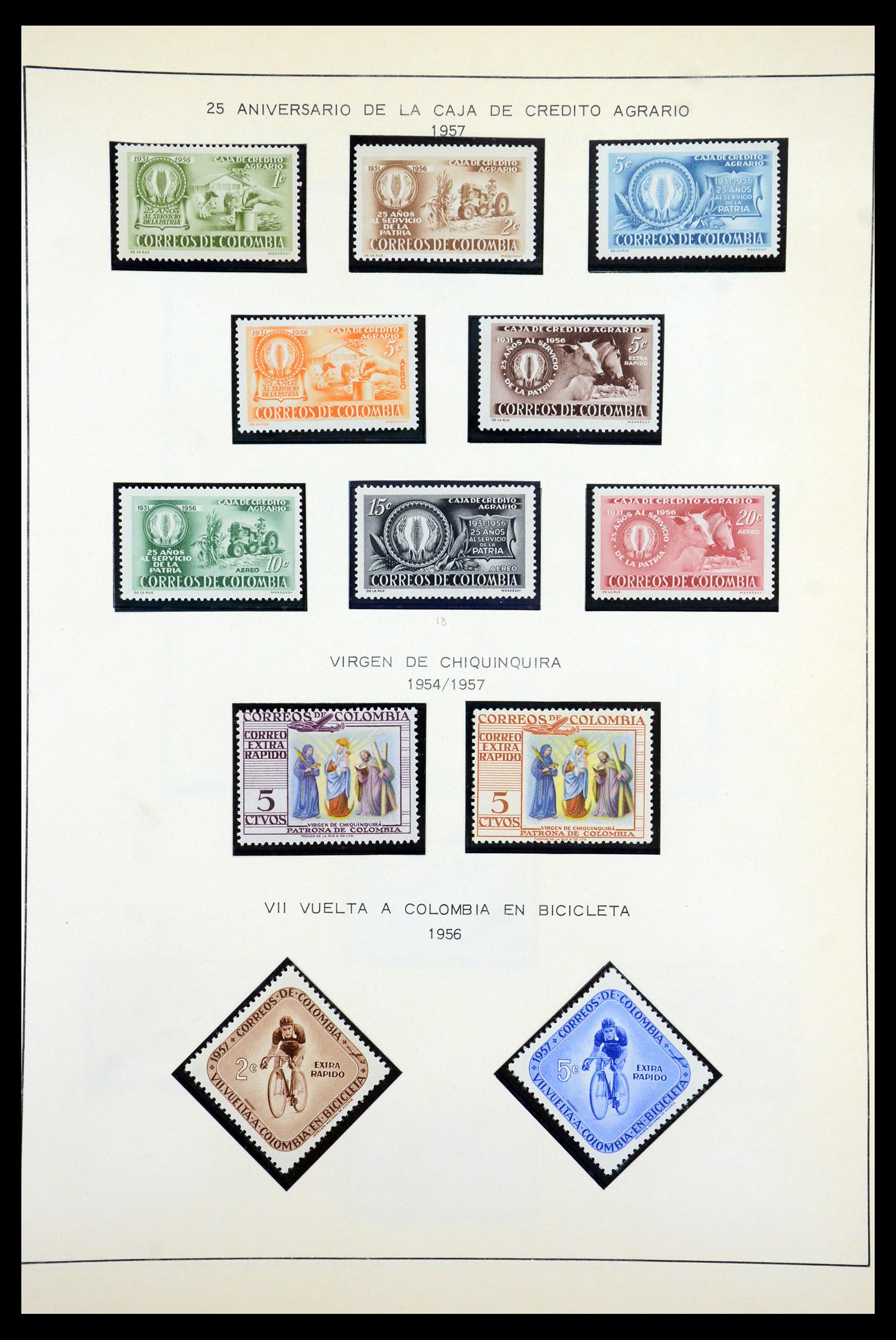 35250 081 - Stamp Collection 35250 Colombia 1859-1967.