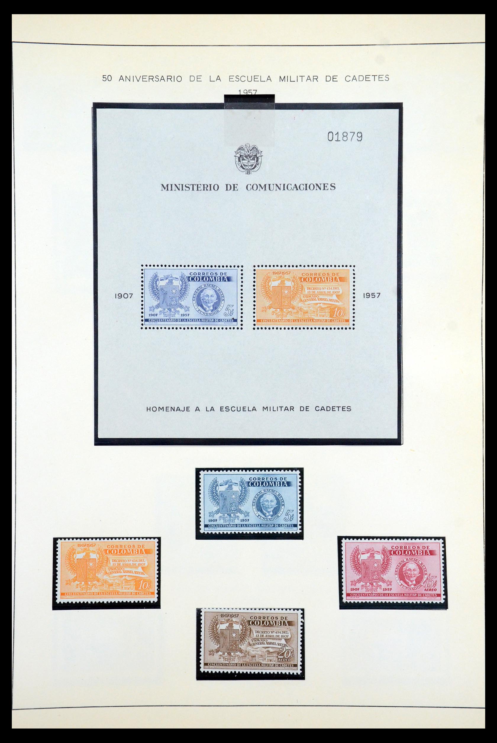35250 082 - Stamp Collection 35250 Colombia 1859-1967.